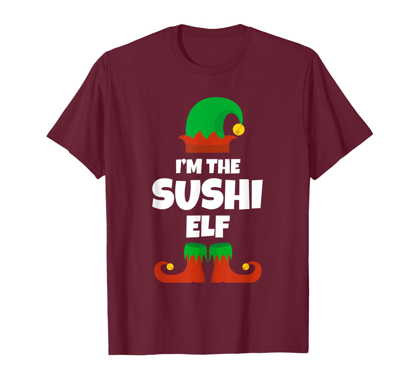 I'm The Sushi Elf Family Pajama Christmas Funny Japanese T-Shirt