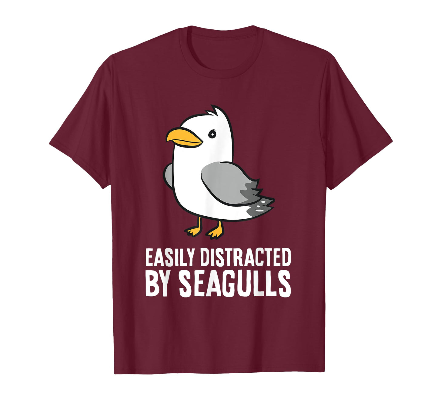 Easily Distracted By Seagulls T-Shirt