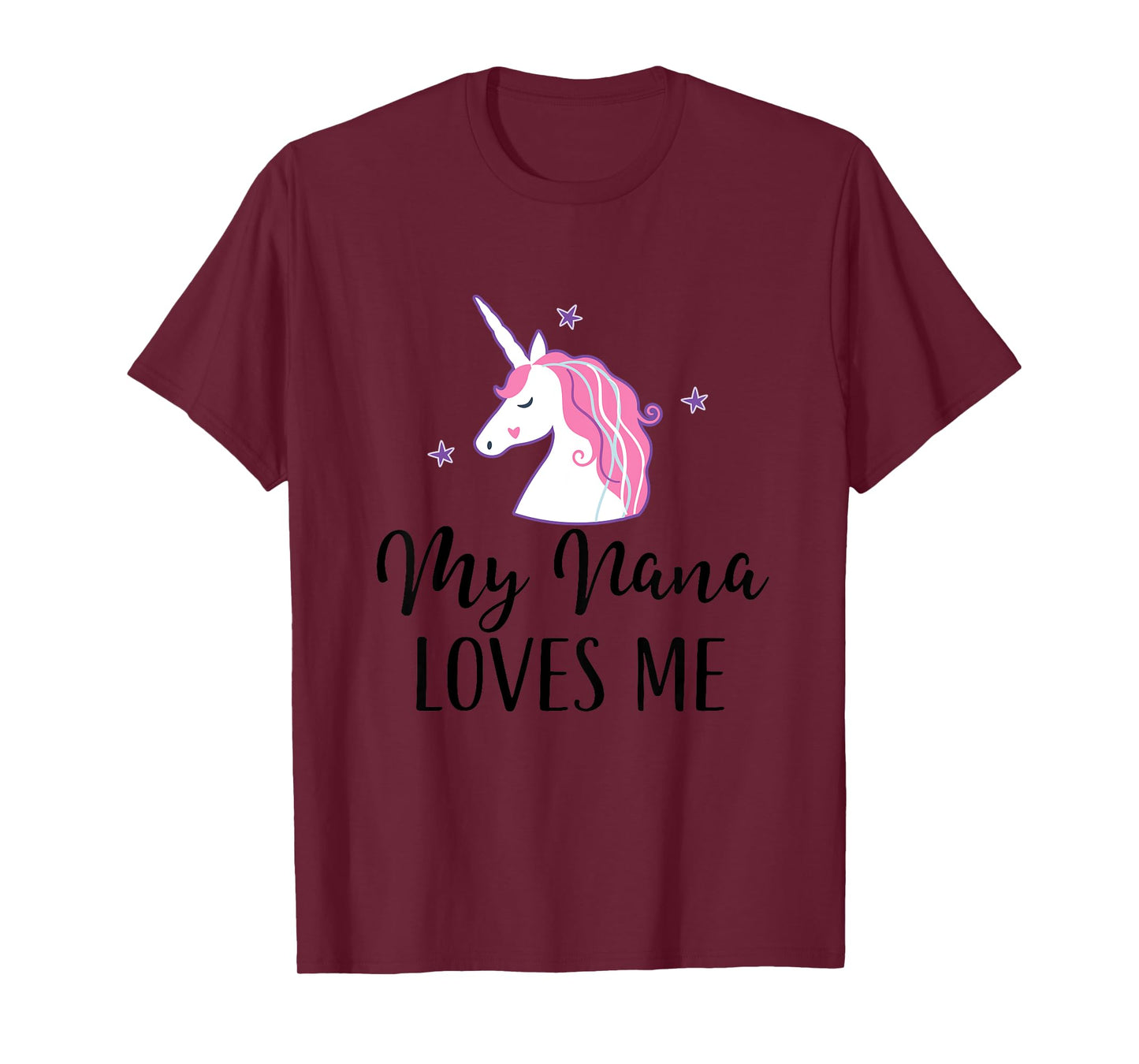My Nana Loves Me Girl Unicorn T-Shirt