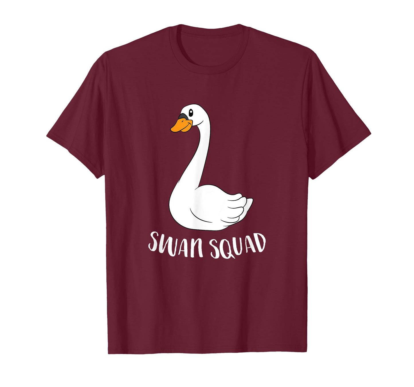 Cute Swan Squad Funny Team Swans T-Shirt