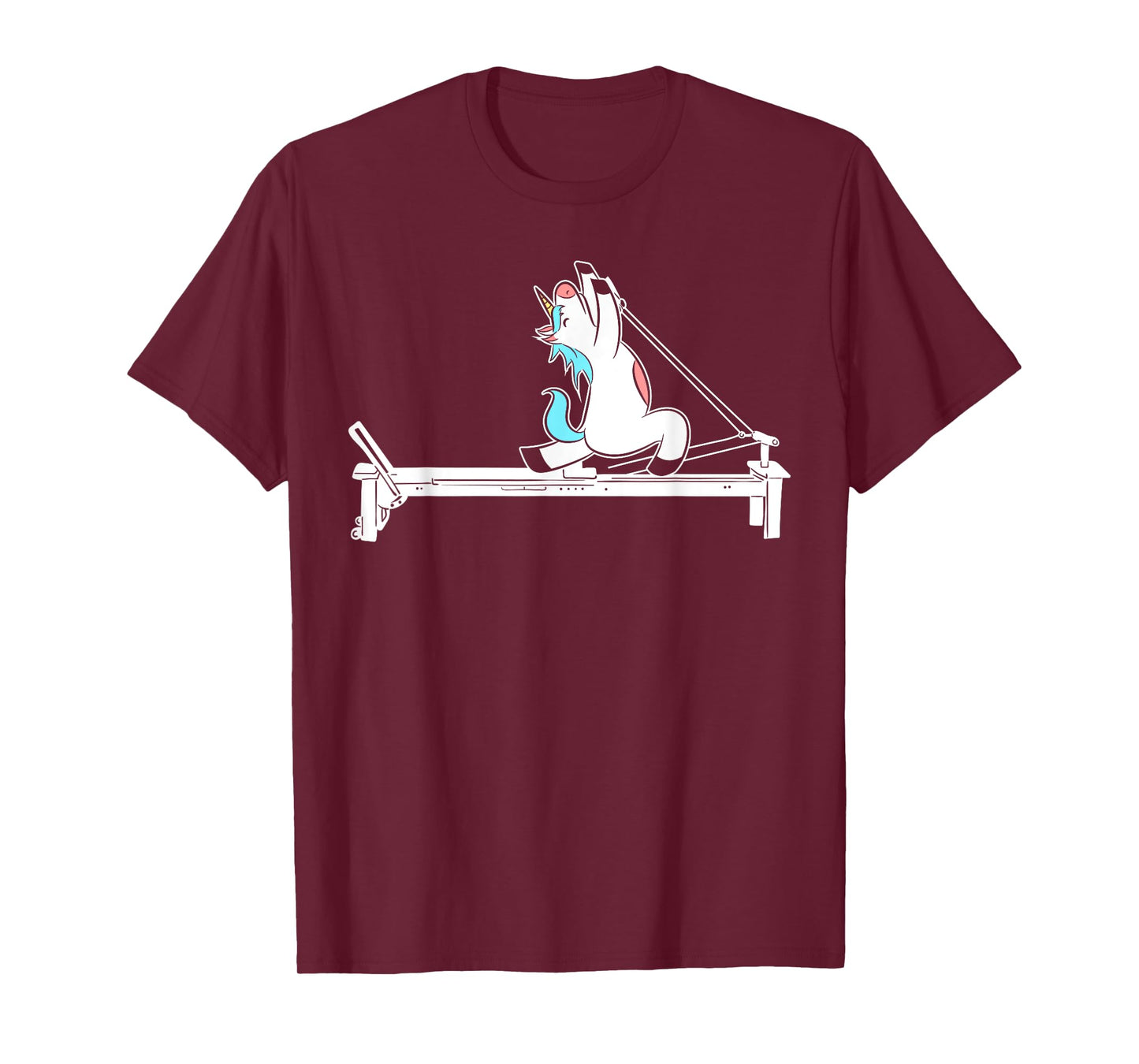 Pilates Unicorn Fitness Exercise Training Meditation T-Shirt