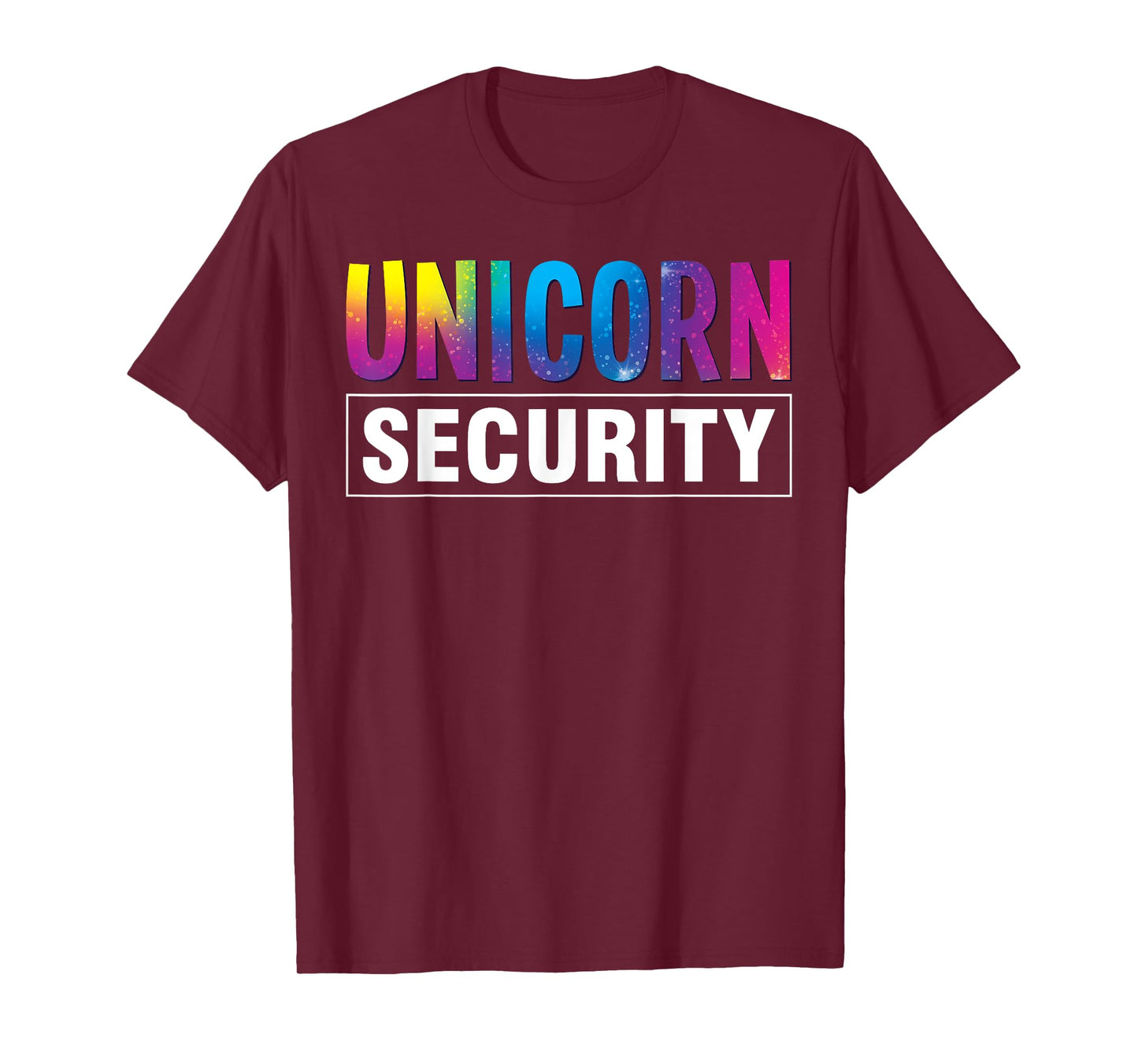 Unicorn Security Halloween Matching Kids Men Women T-Shirt