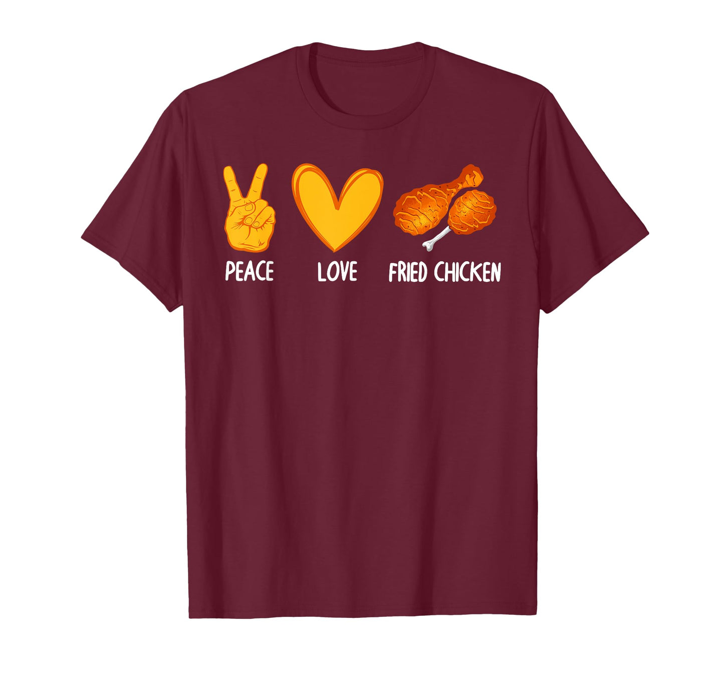 Cute Fried Chicken Design For Men Women Fried Chicken Lover T-Shirt
