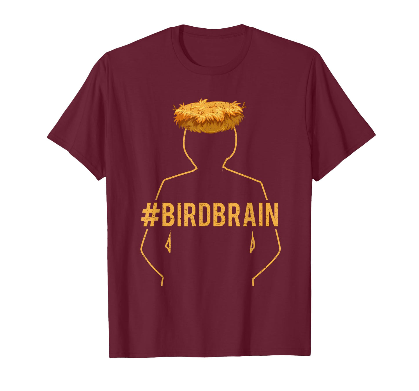 Funny Ornithology Bird Lover Bird Brain Design T-Shirt