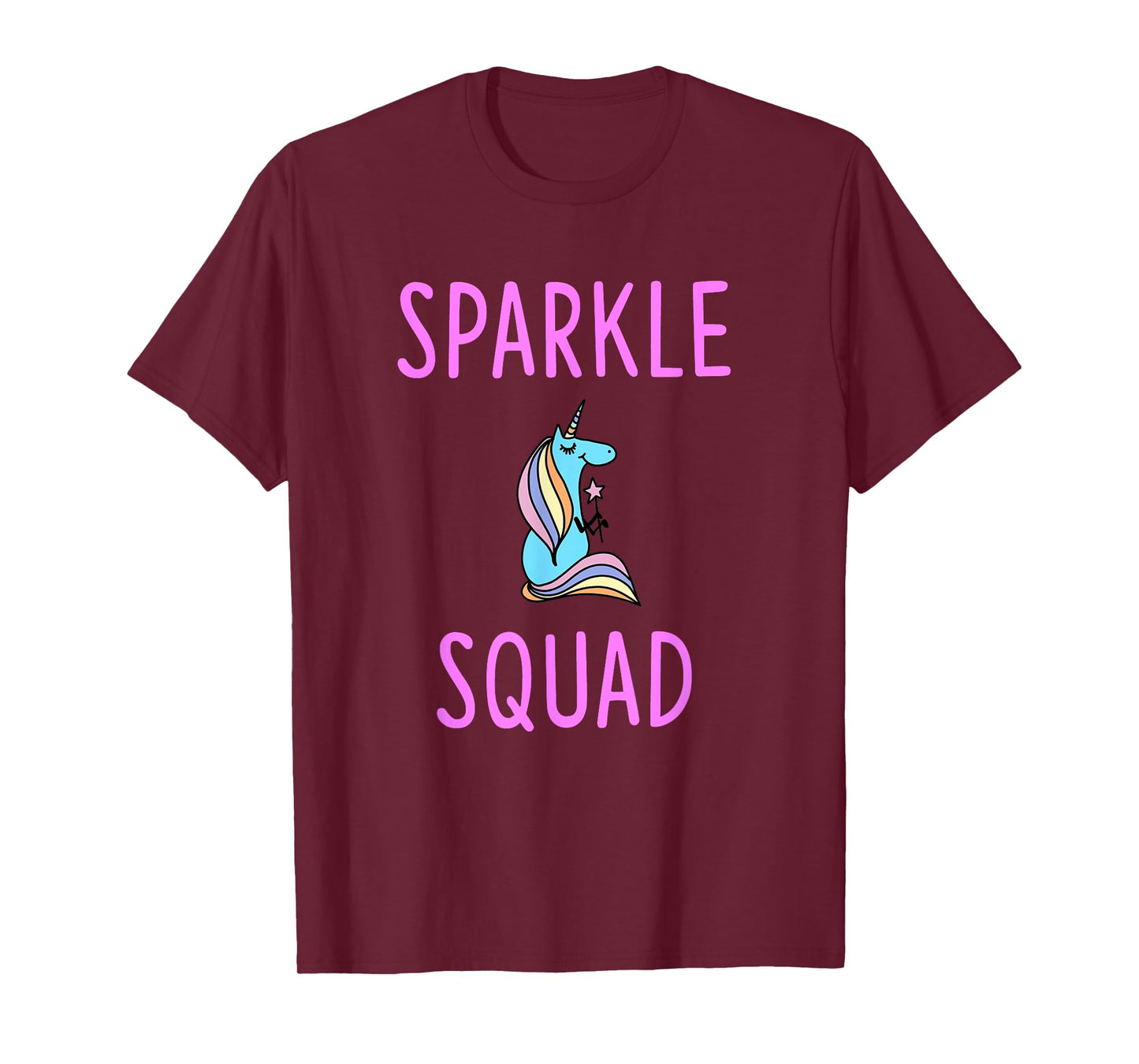 Sparkle Squad Cute Funny Unicorn Party Shirt T-Shirt