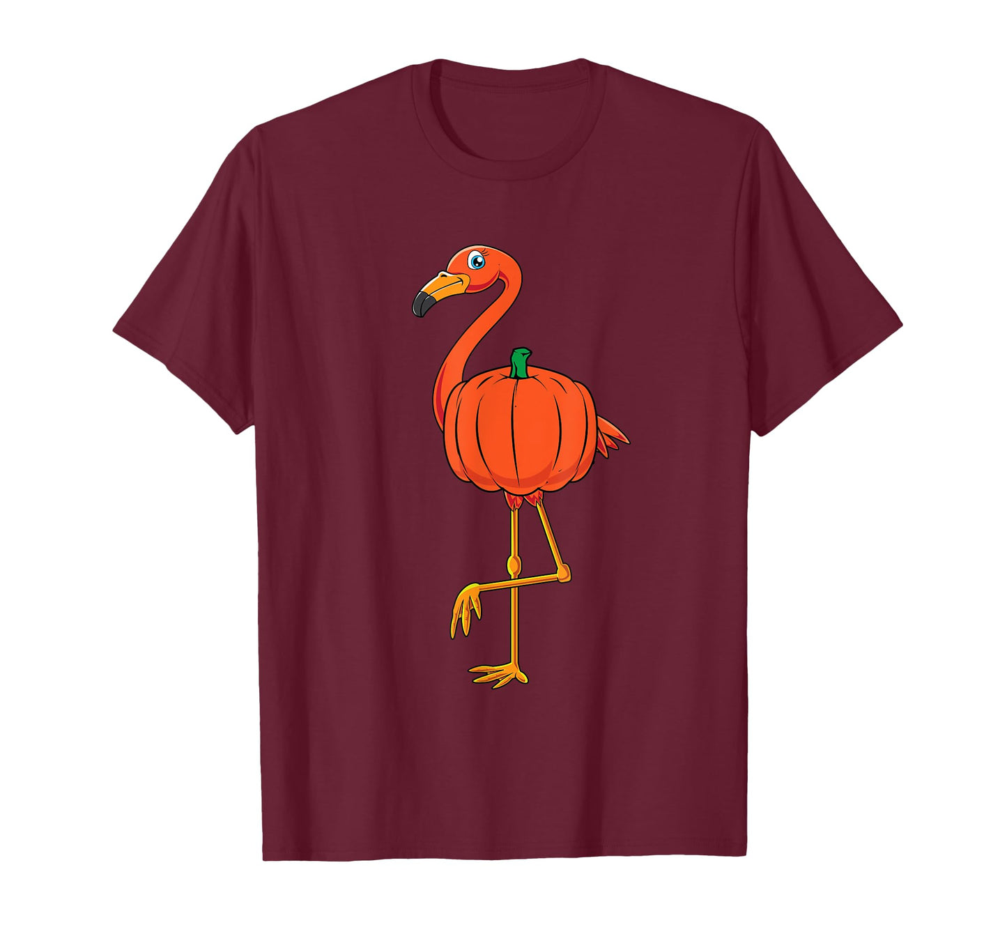 Flamingo Pumpkin Shirt Halloween Cute Flamingo Lover Costume