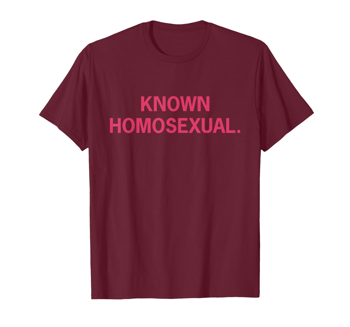 Known Homosexual Funny LGBTQ Pride T-Shirt