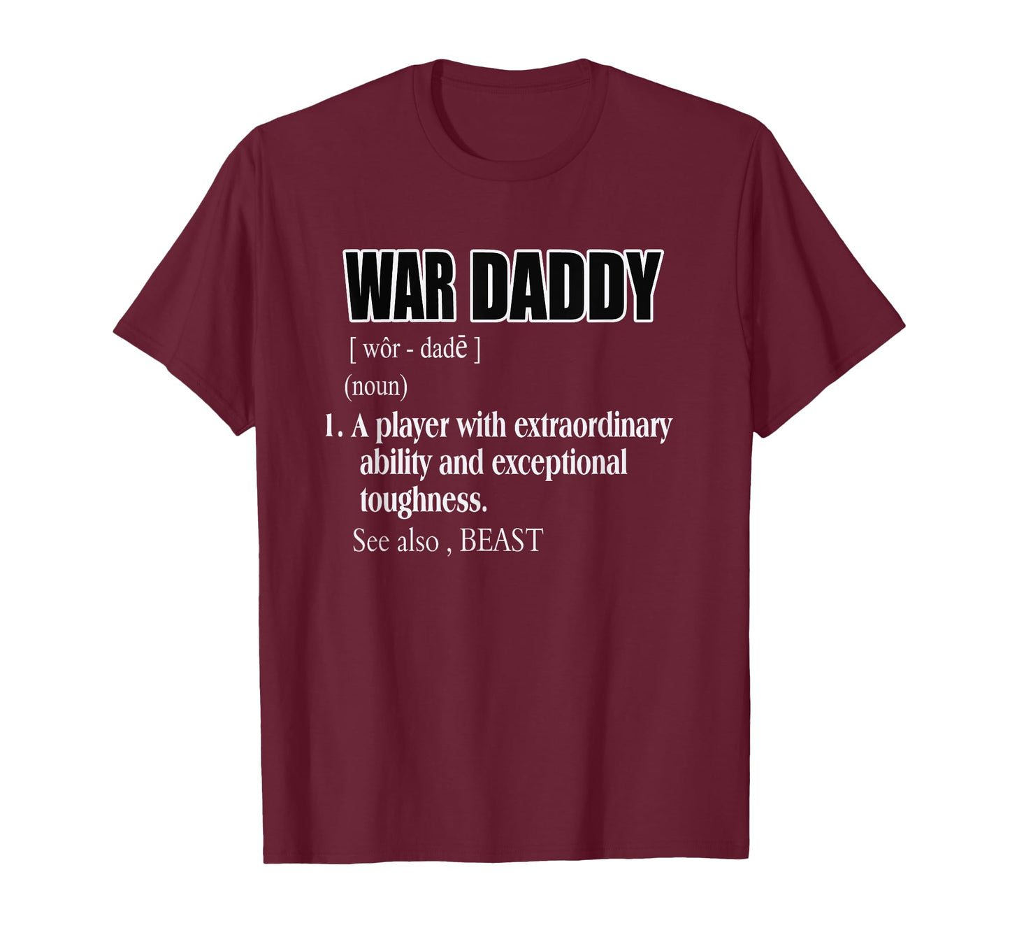 Football War Daddy Definition T-Shirt T-Shirt