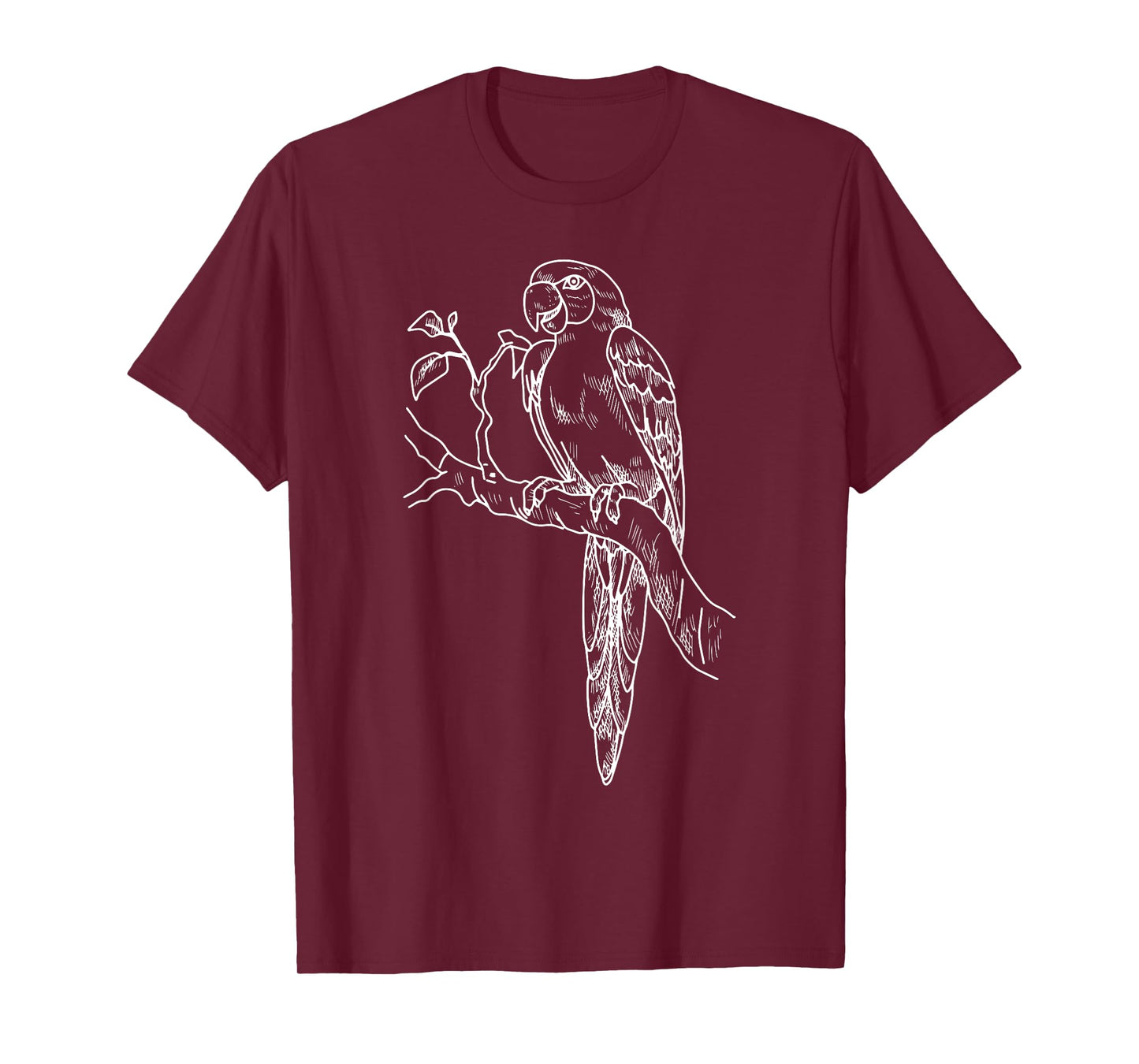 Parrot Bird Vintage Distressed Retro Style Silhouette 70s T-Shirt