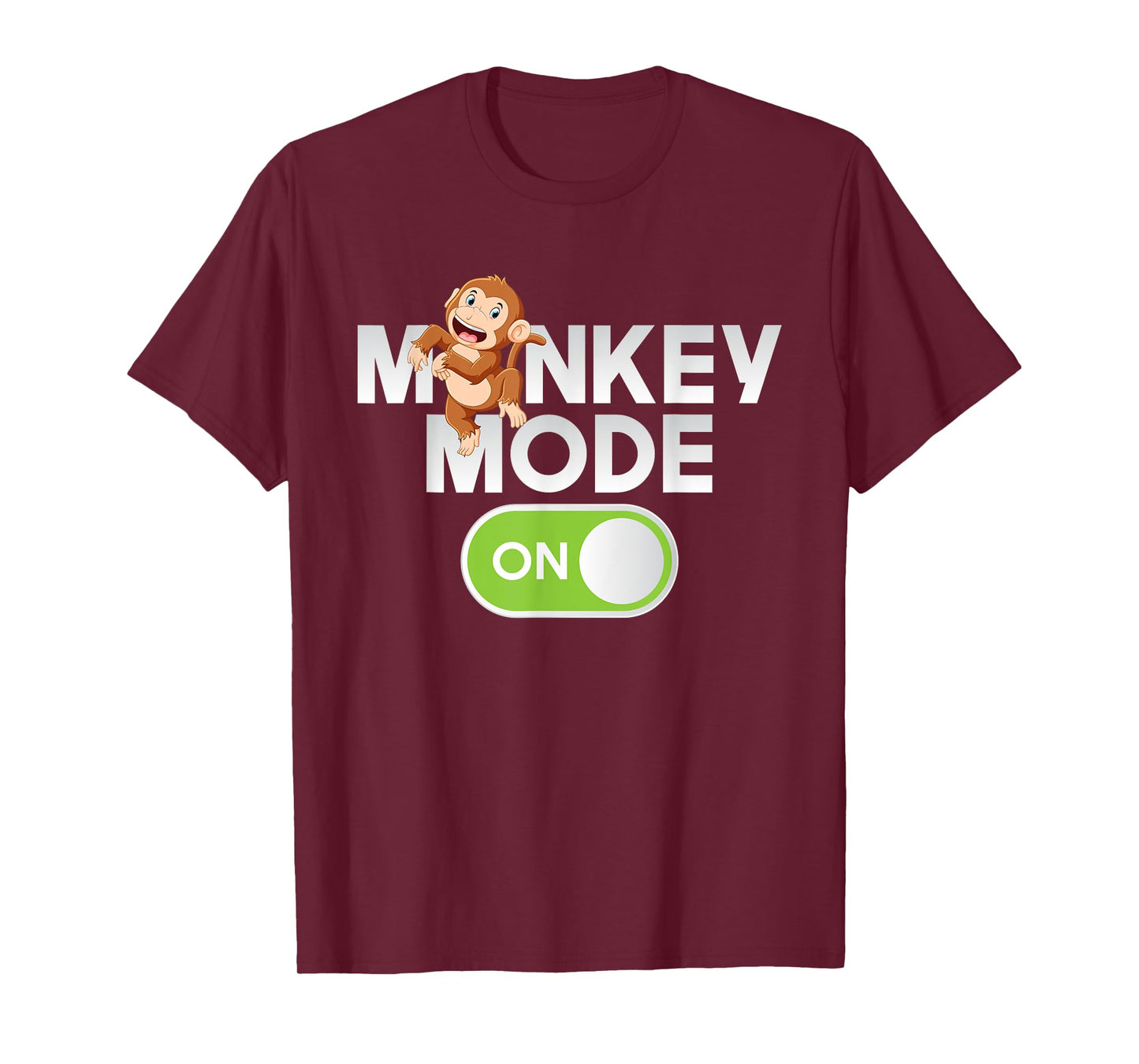 Monkey Mode On - Zoo Wildlife Animal Lover Monkeys Primate T-Shirt