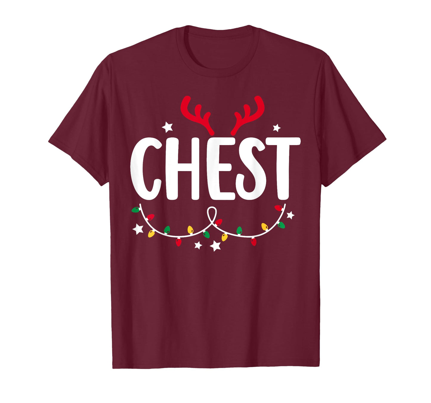 Chest Nuts Funny Christmas Chestnuts Couple Matching Outfit T-Shirt