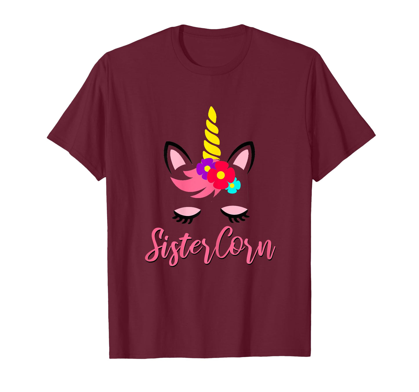 Sistercorn Unicorn Birthday for Sister T-Shirt