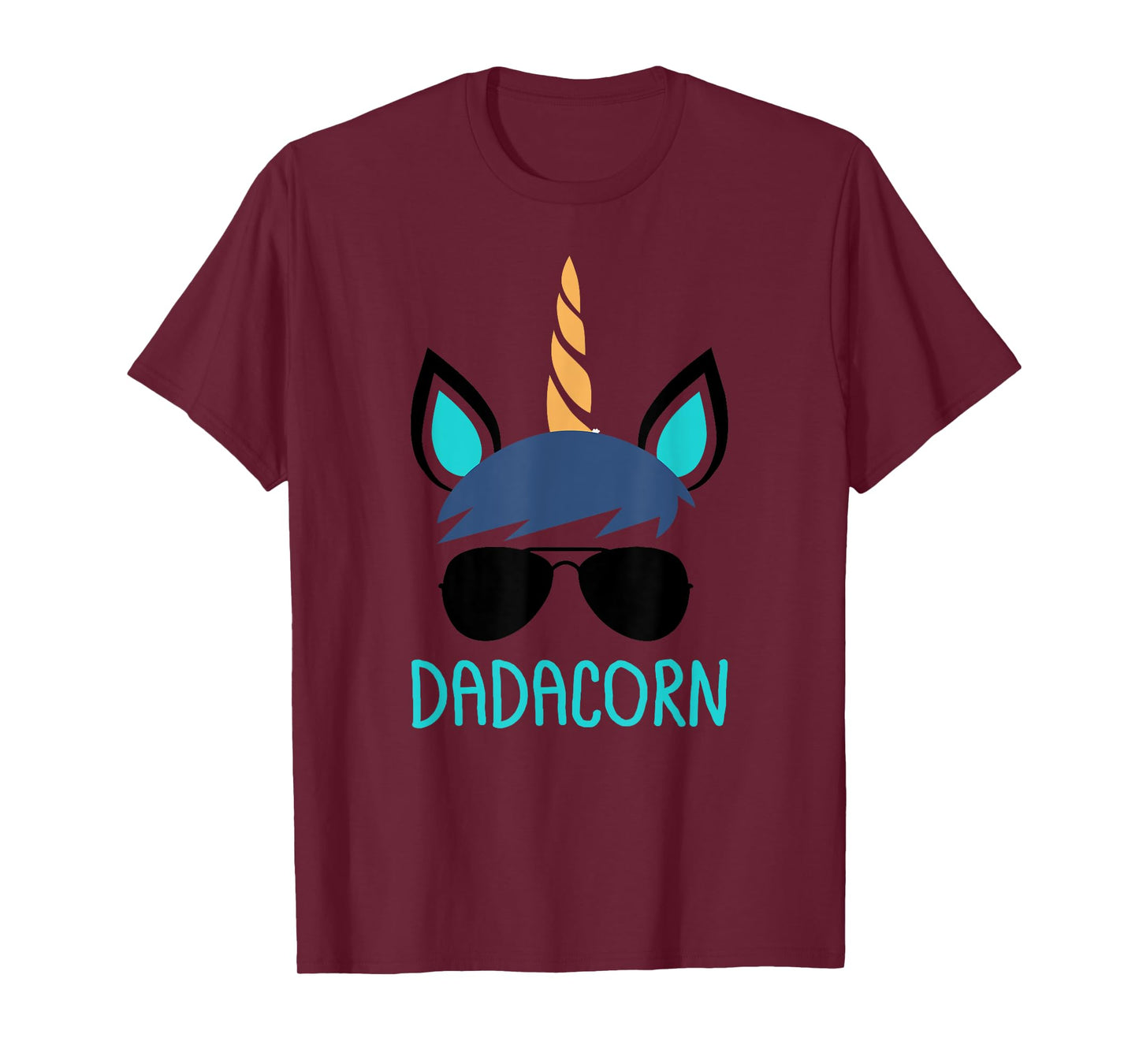 Dadacorn Unicorn Dad T-Shirt Father's Day Gift T-Shirt