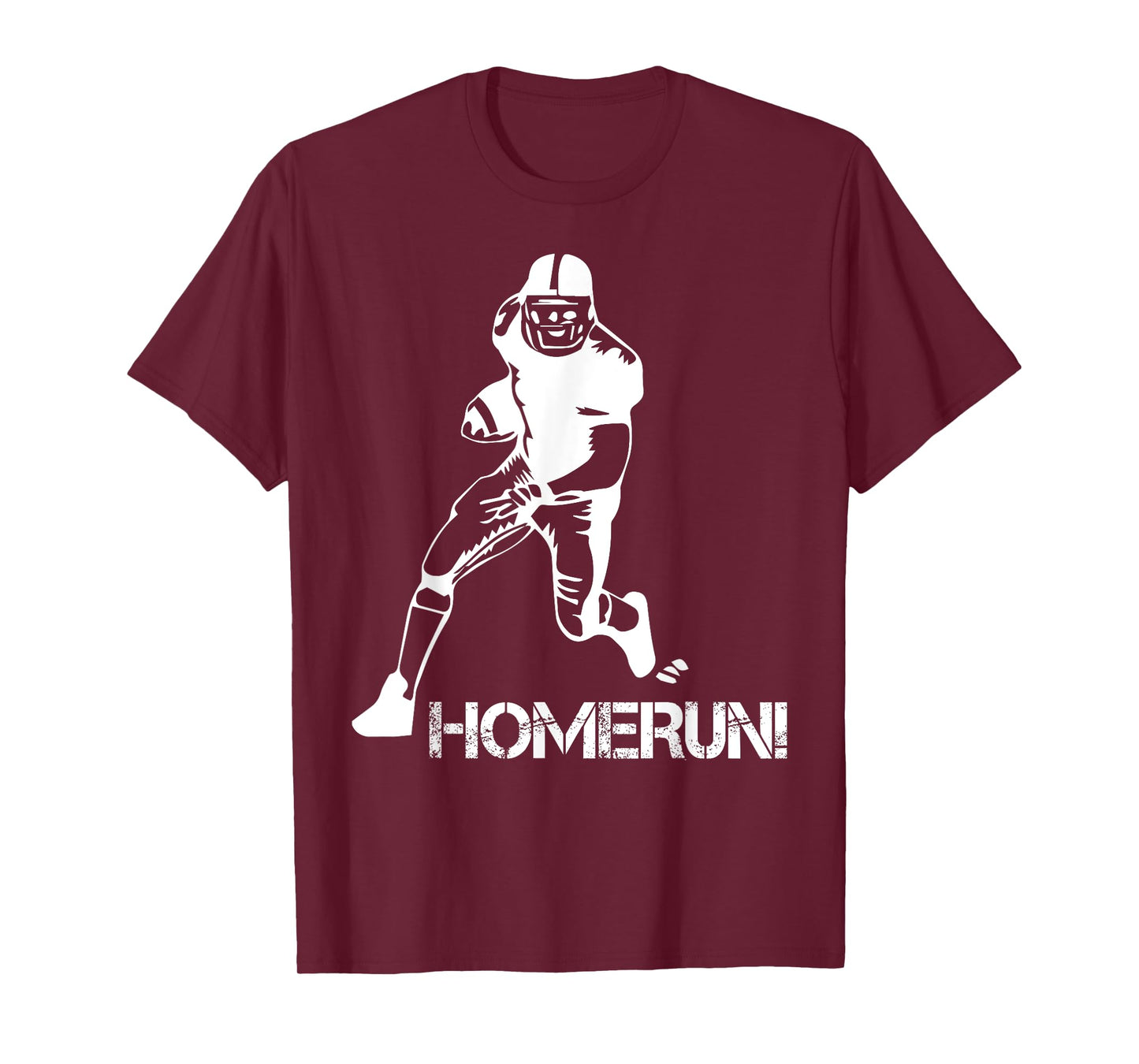 Homerun Football Funny Football Baseball Mix Up Humor T-Shirt