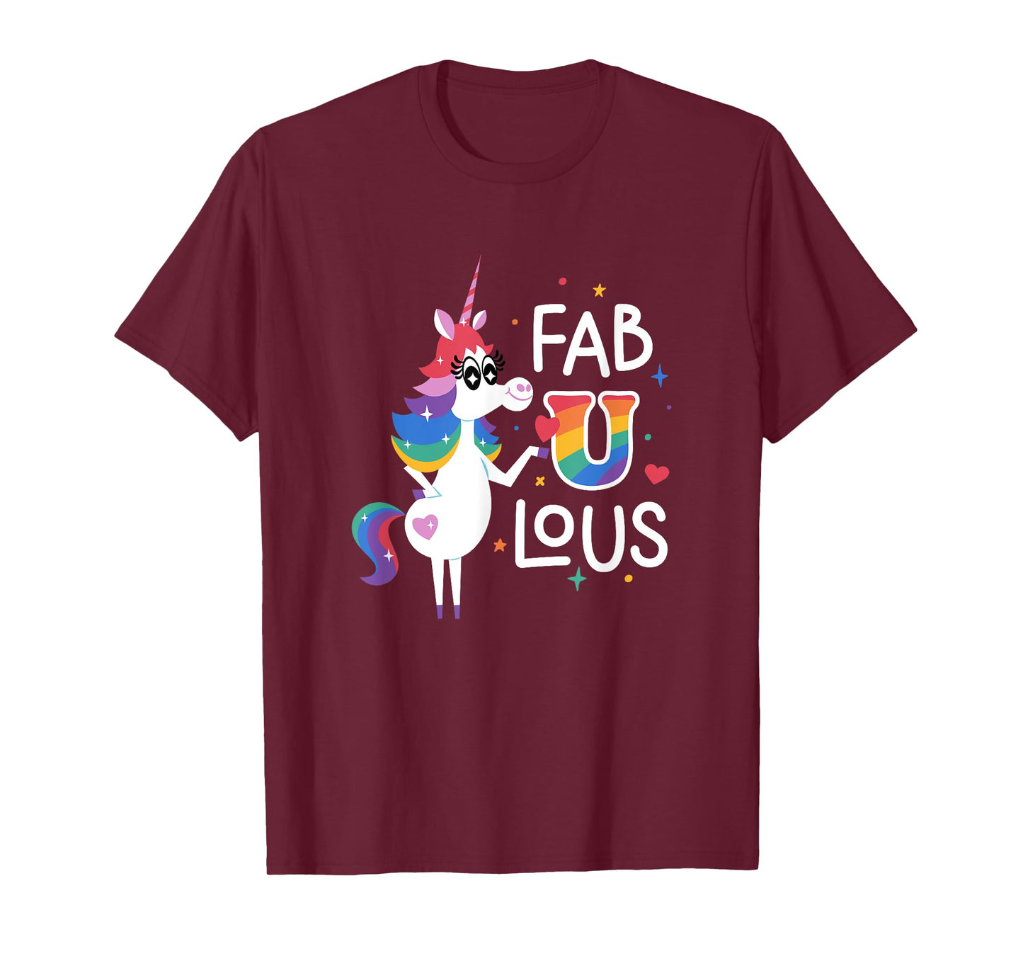 Disney Pixar Inside Out Rainbow Unicorn Fabulous T-Shirt