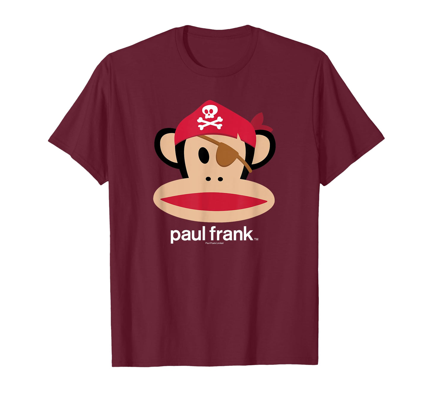 Paul Frank Halloween Julius Pirate Monkey Logo T-Shirt