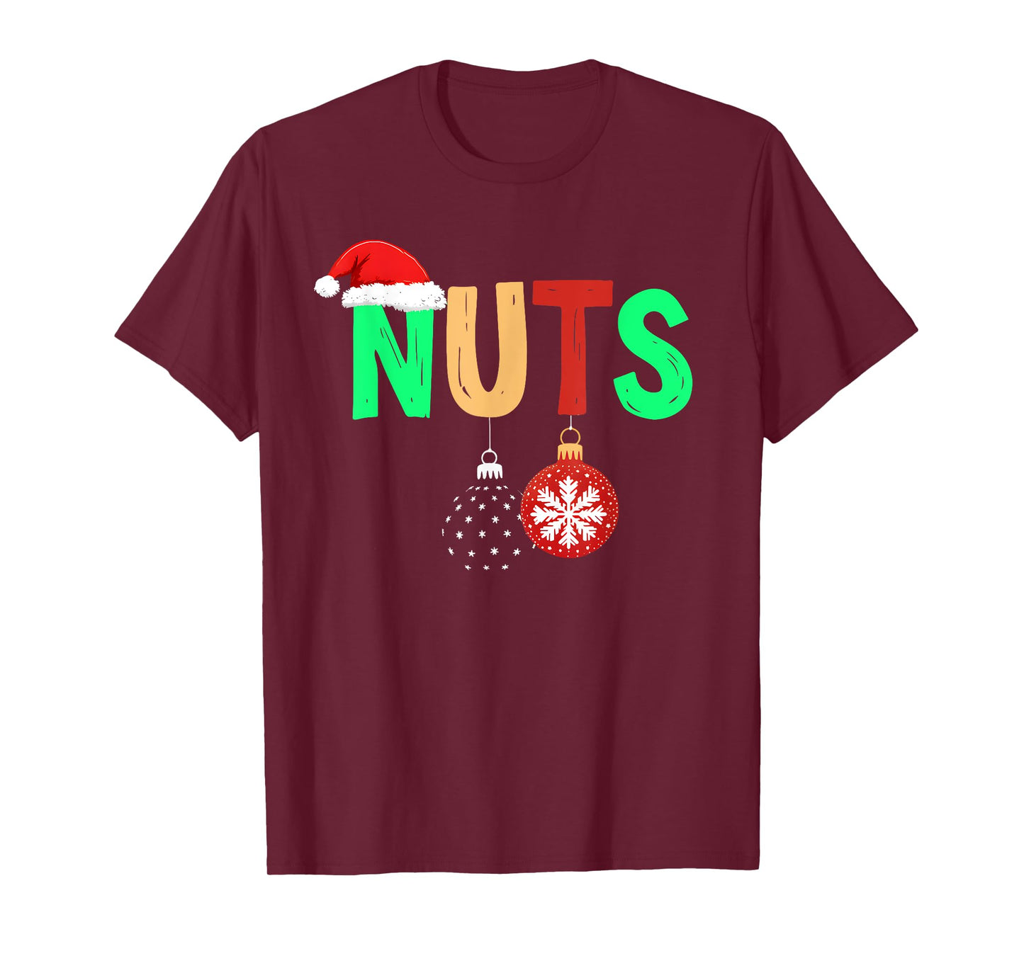 Chest Nuts Matching Couples Chestnuts Funny Christmas Xmas T-Shirt