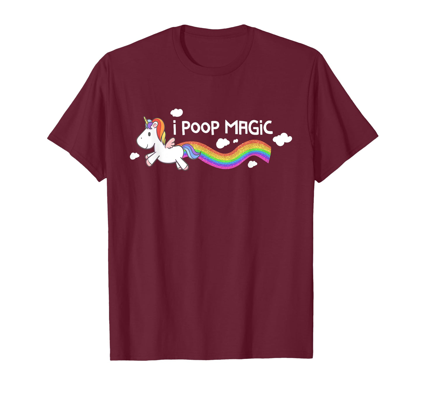 I Poop Magic Cute Unicorn Rainbow Kids T-Shirt