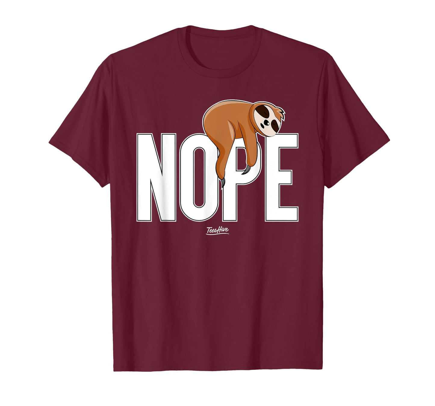 Men Nope Sloth T-Shirt