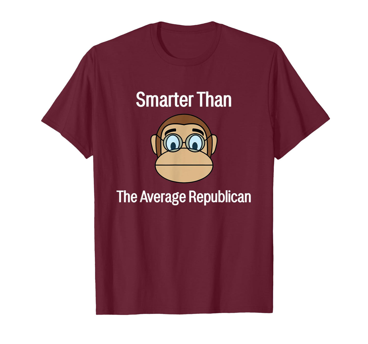 Smarter Than The Average Republican Monkey With Glasses T-Shirt