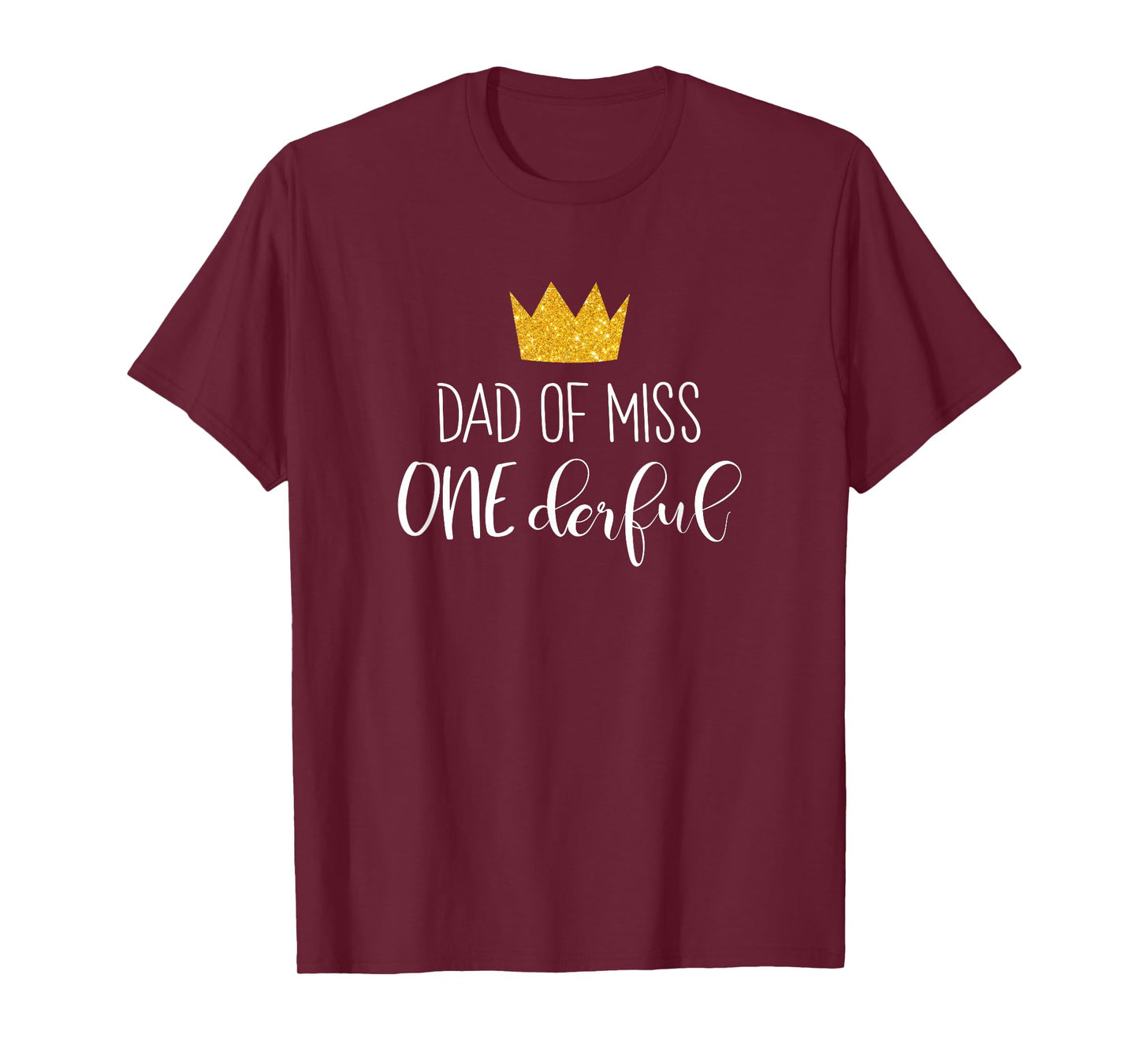 Dad Of Miss Onederful Shirt Daddy 1st Birthday Of Girl Gift