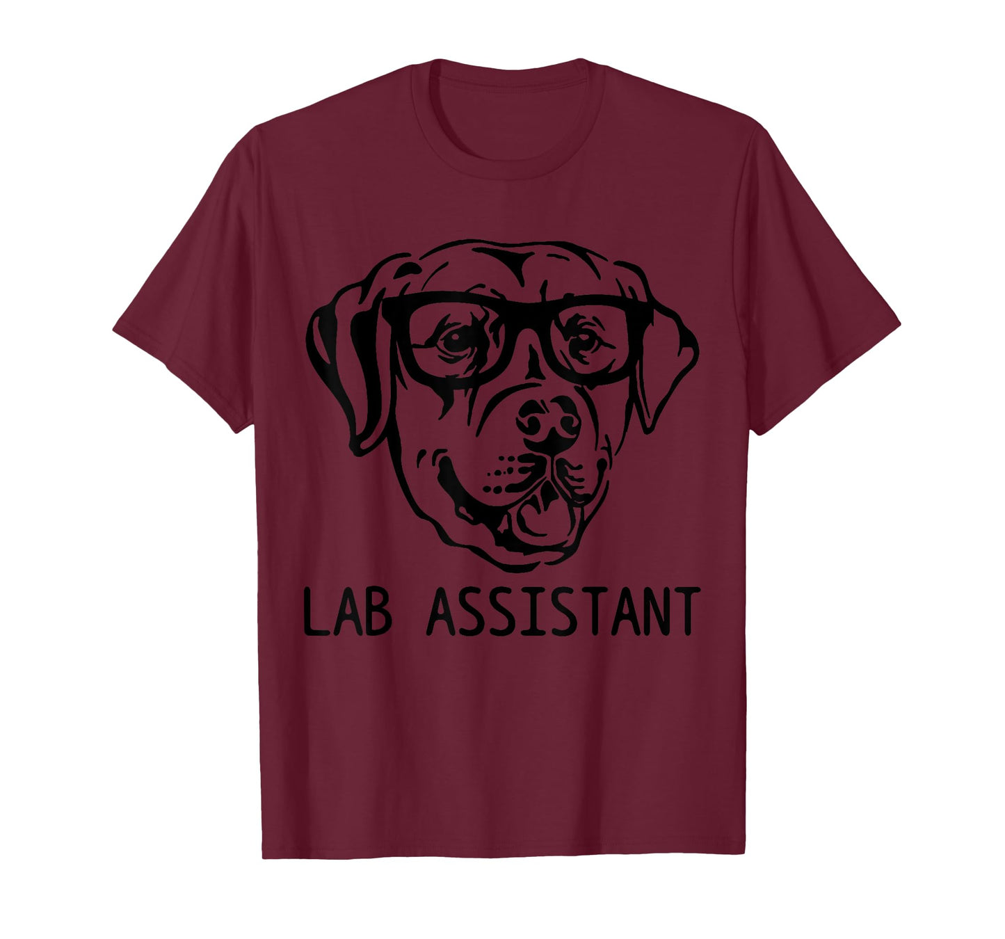 Lab Assistant Funny Labrador Retriever Mom Dad Dog T-Shirt