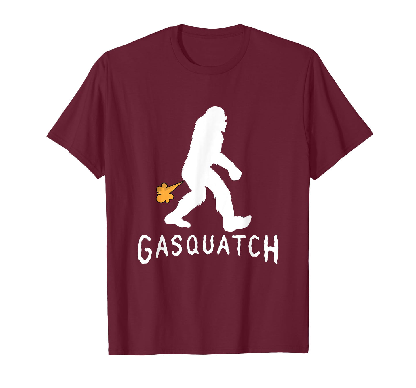 Gasquatch Funny Bigfoot Farting Gassy Sasquatch Fart T-Shirt