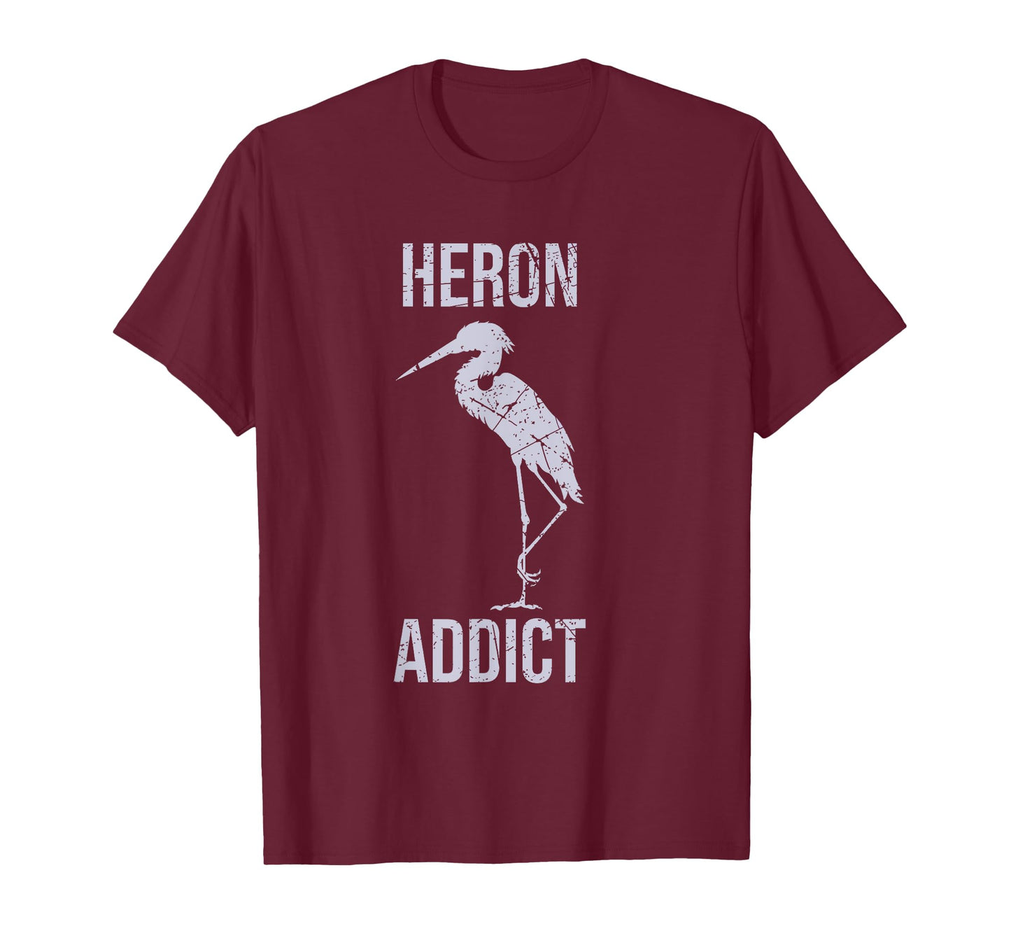 Heroin Addict Drug Pun T-Shirt - Heron Bird Watcher Tshirt T-Shirt