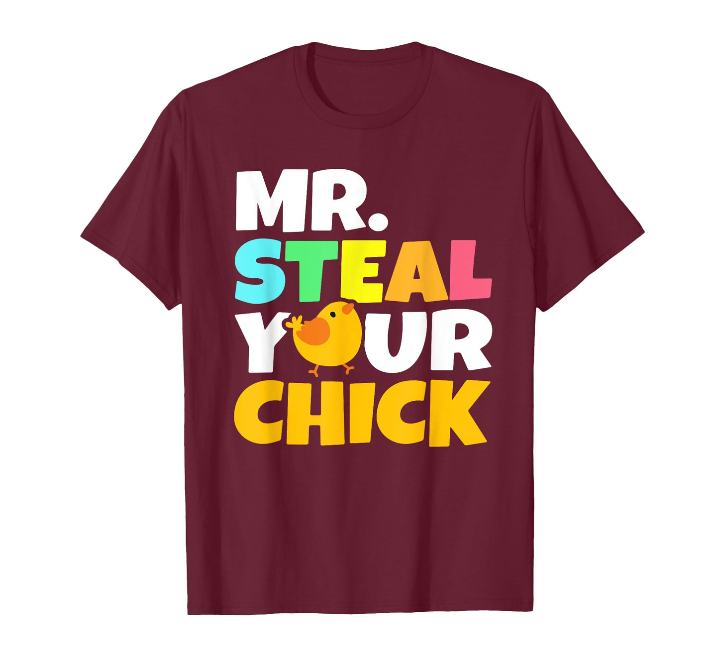 Mr Steal Your Chick Easter Chicken Boys Egg Hunting T-Shirt