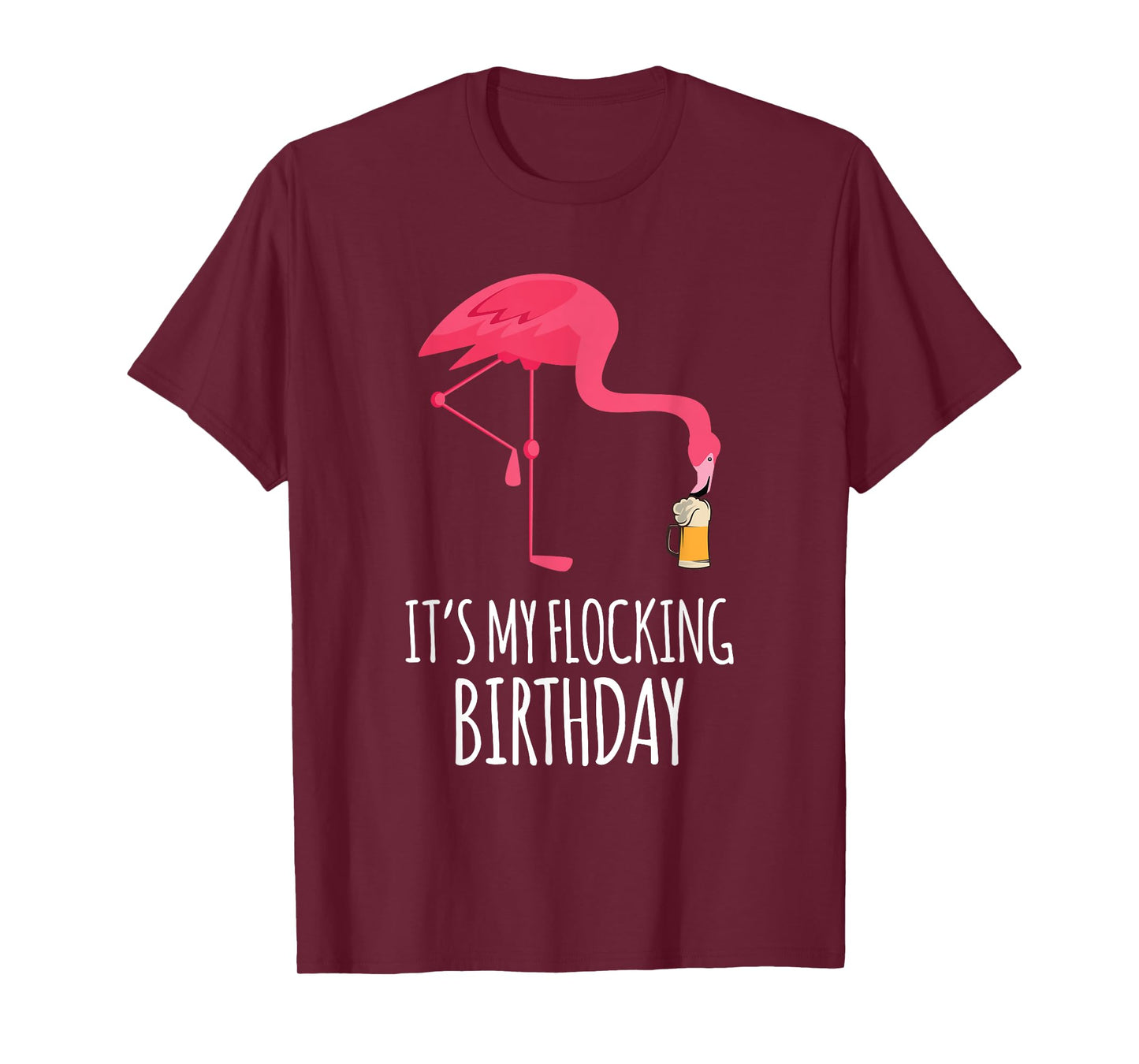 It's My Flocking Birthday Funny Flamingo Birthday T-Shirt