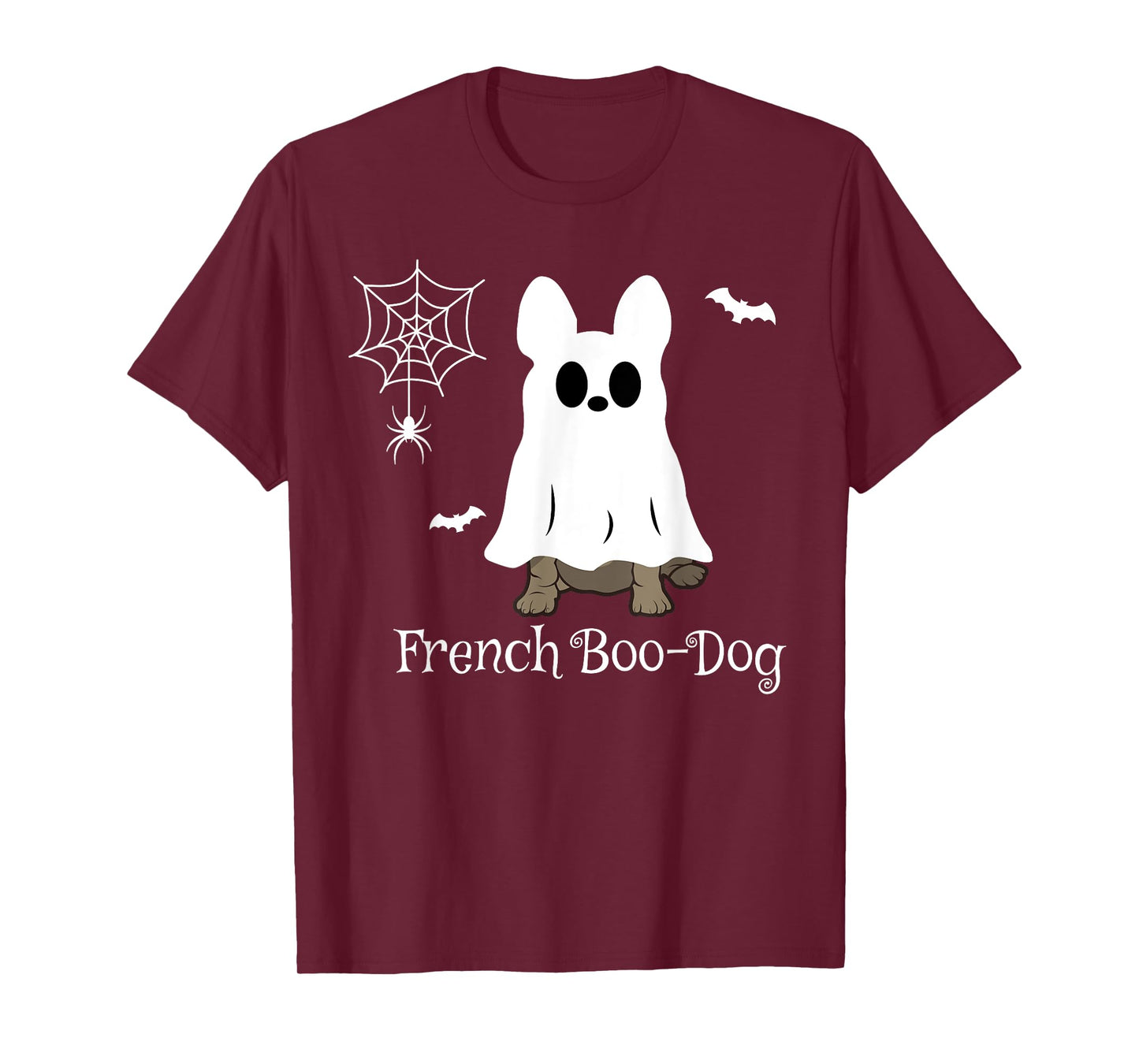 French Bulldog Halloween French Boo-Dog Dog Gift T-Shirt for Men Women Kids