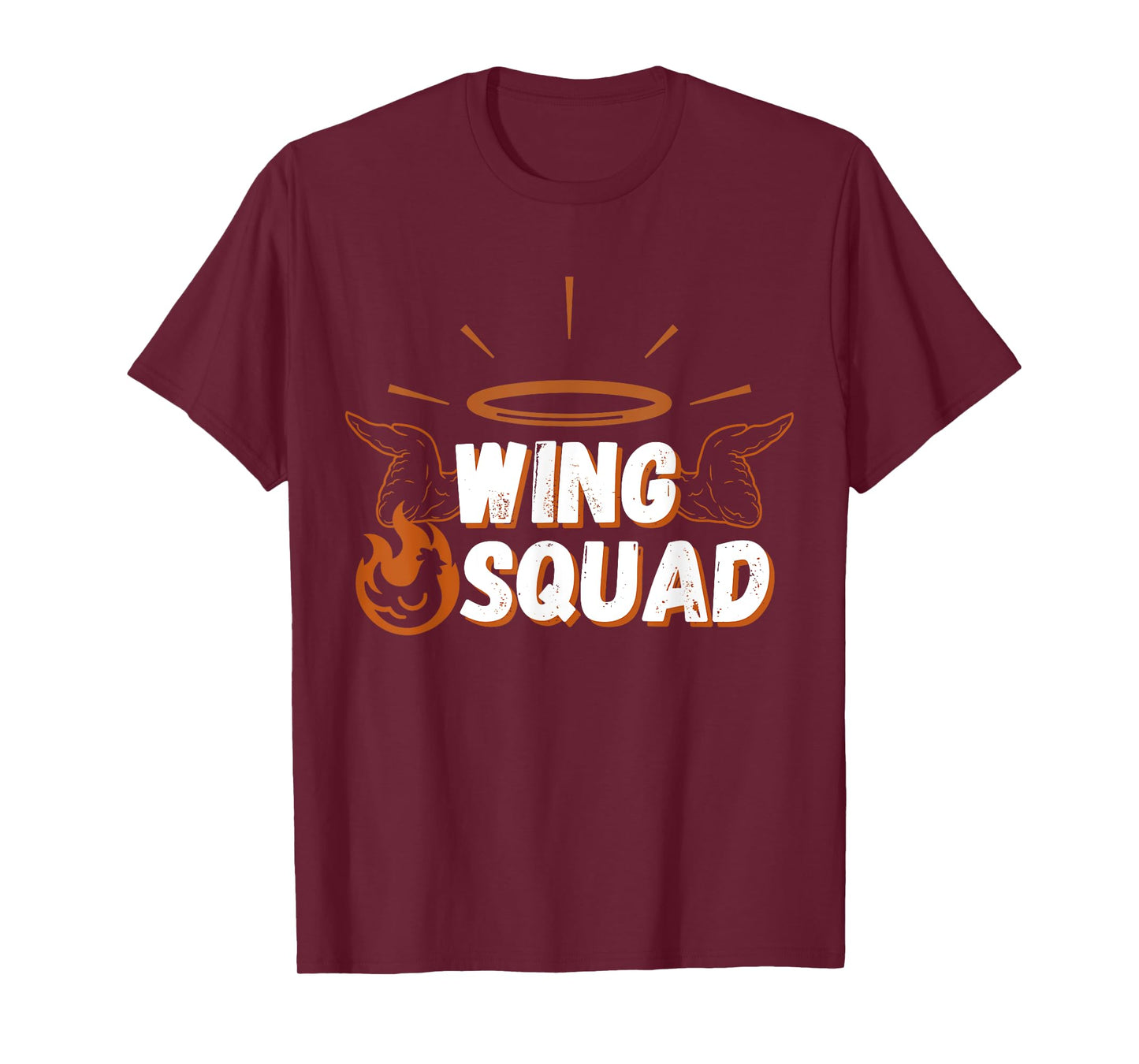 Chicken BBQ Wings Squad Family Party Wing lovers T-Shirt, Small, Black