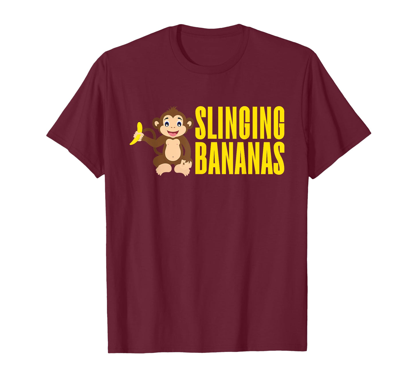 Slinging Bananas Monkey T-Shirt