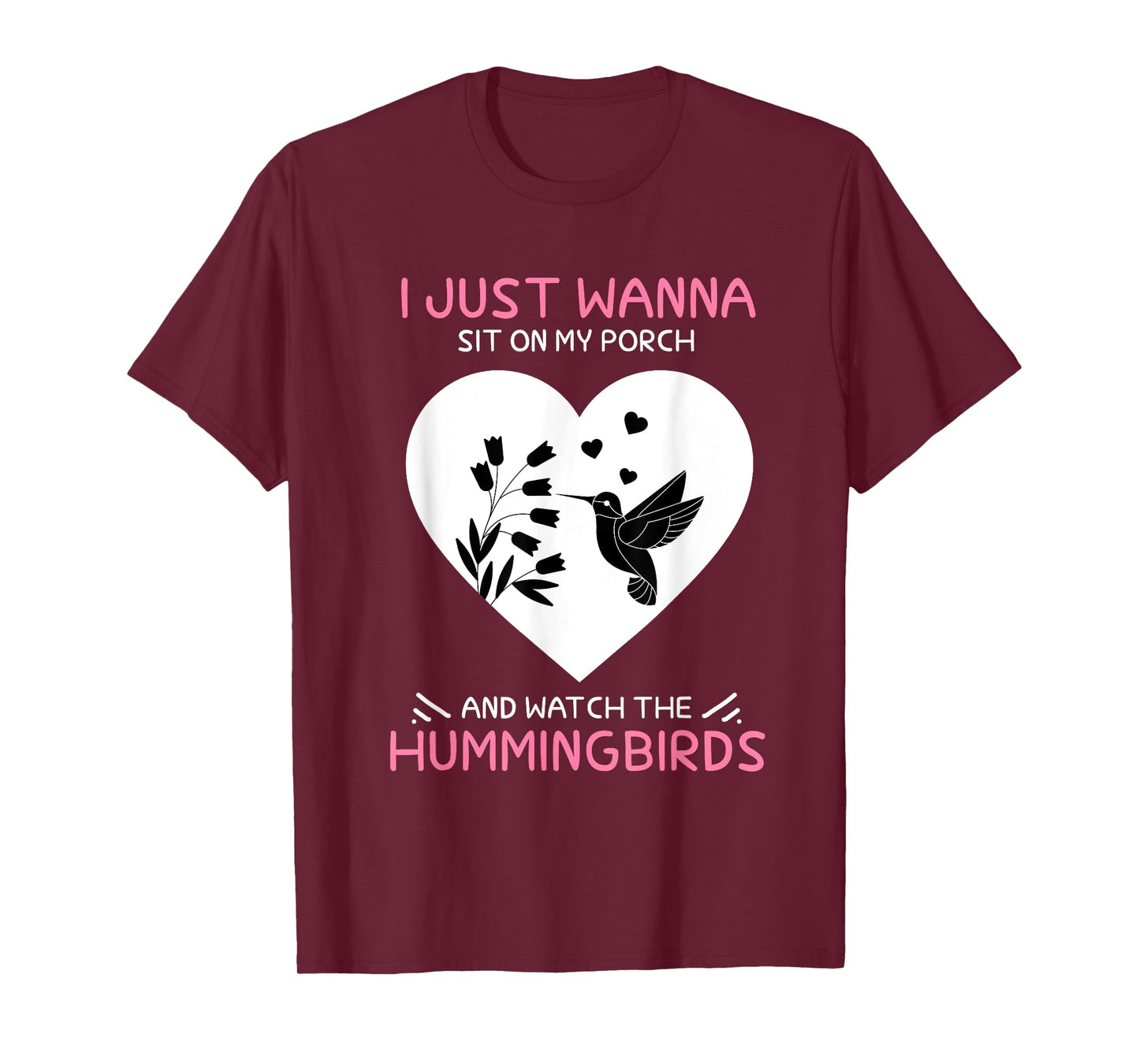 I Just Wanna Sit On My Porch The Bee Hummingbird Lovers T-Shirt