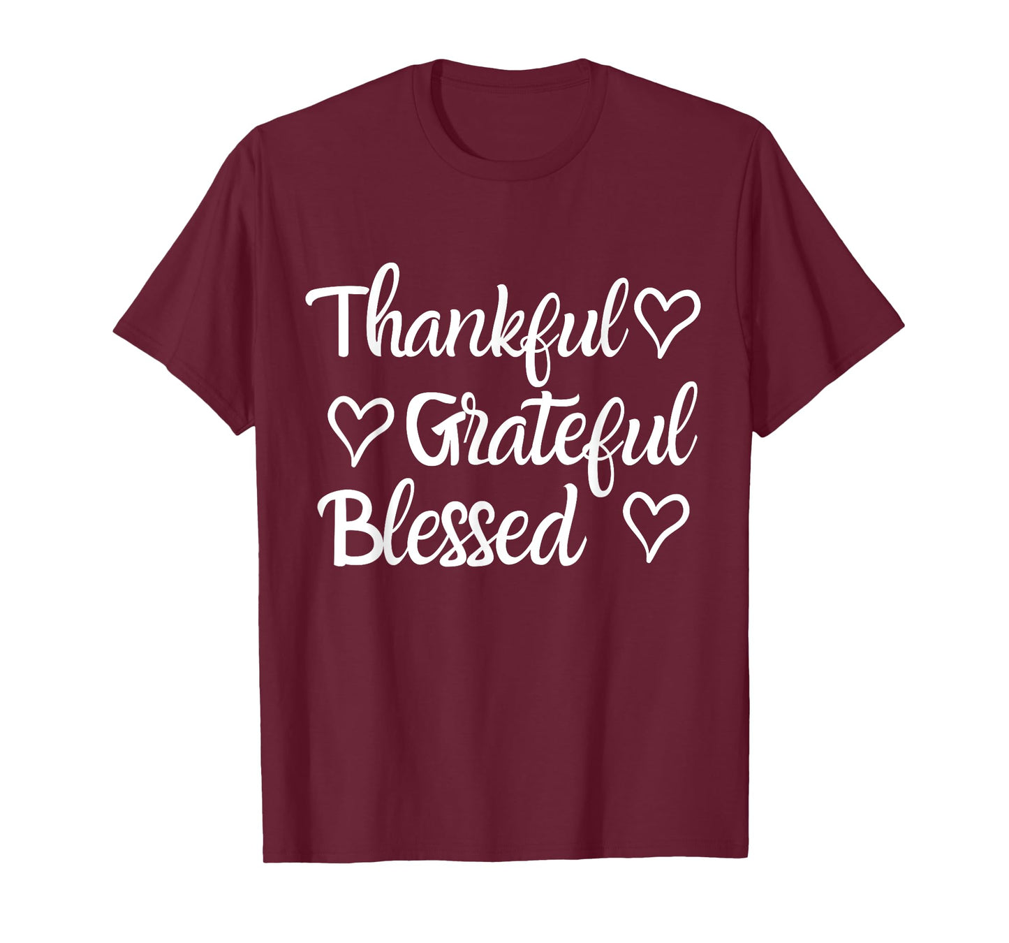 Thankful Grateful Blessed Shirt Thanksgiving Family T-Shirt