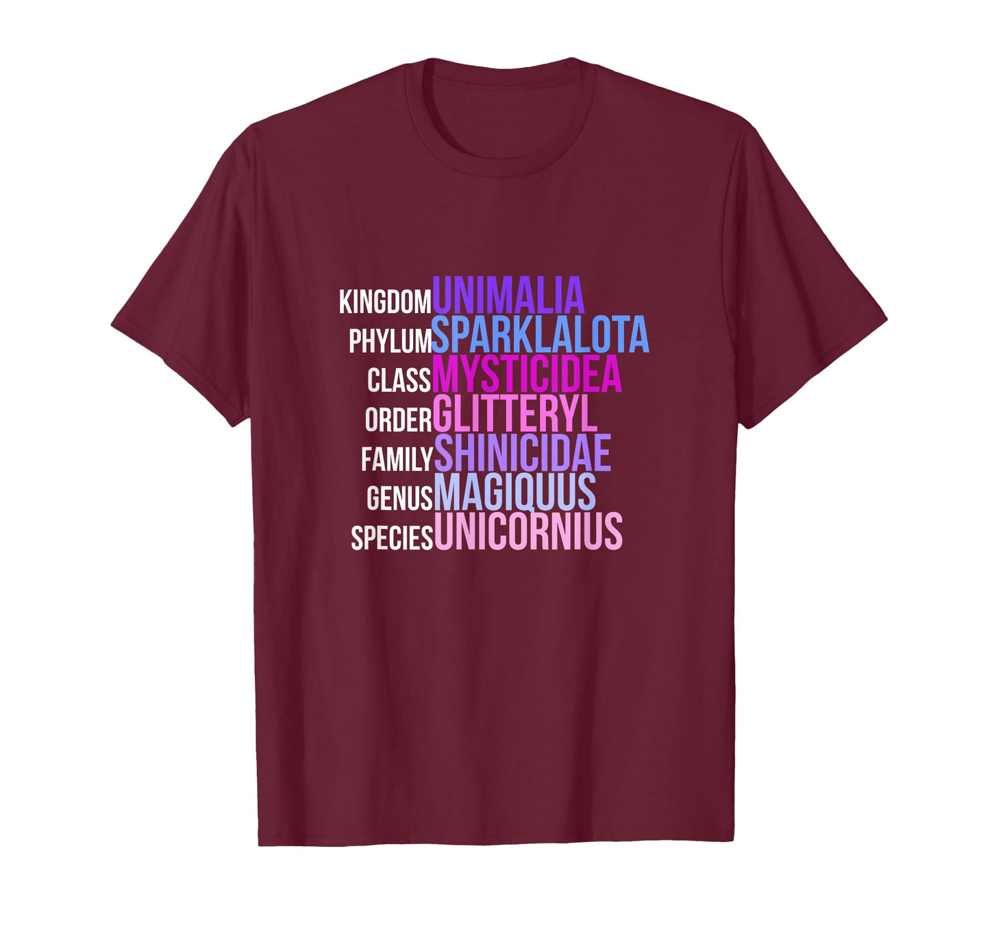 Unicorn Science Tshirt - Magical Mystic Unicorn Biology Tee T-Shirt