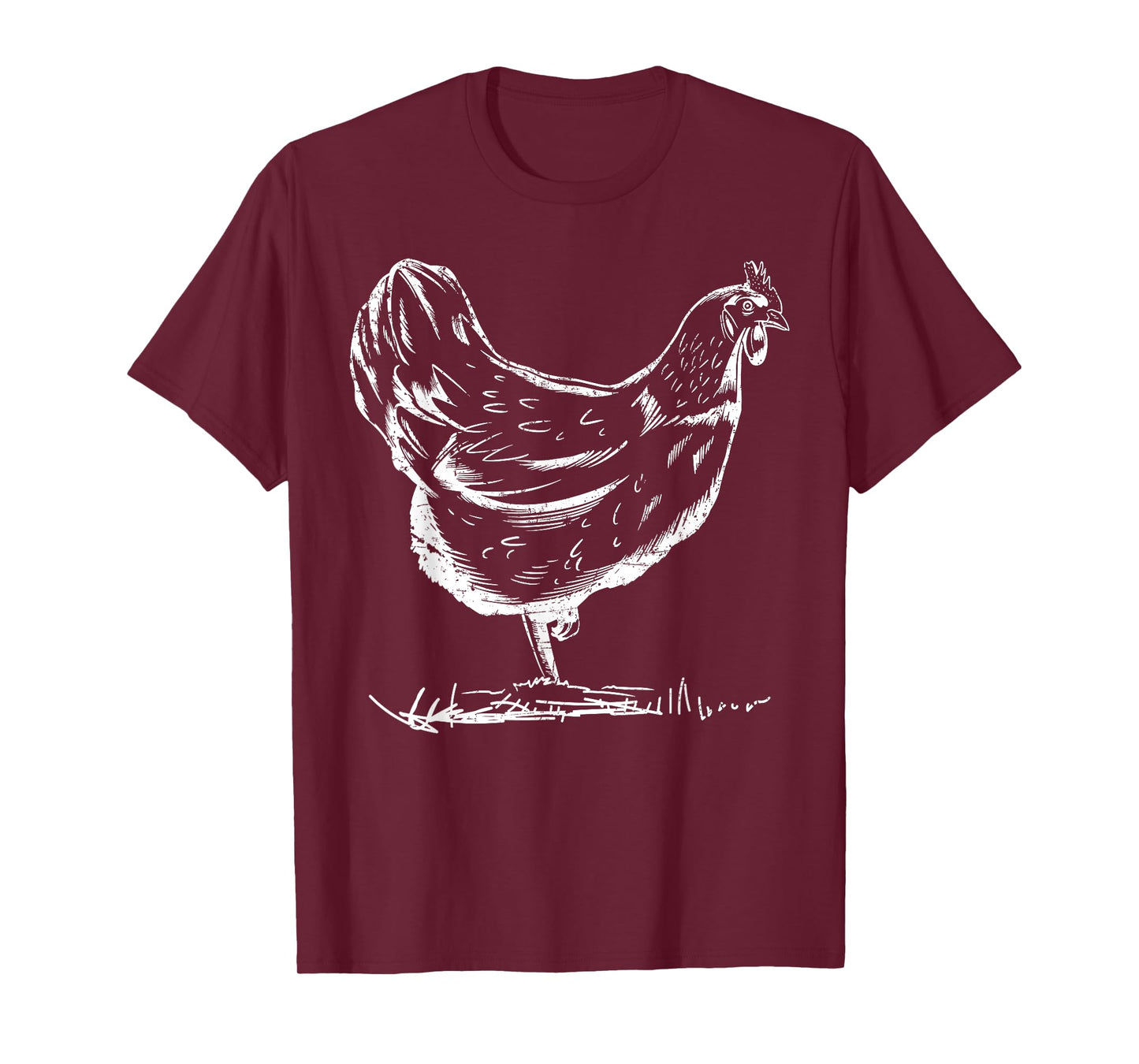Chicken Drawn Chickens Farmer Chicken Farmer T-Shirt