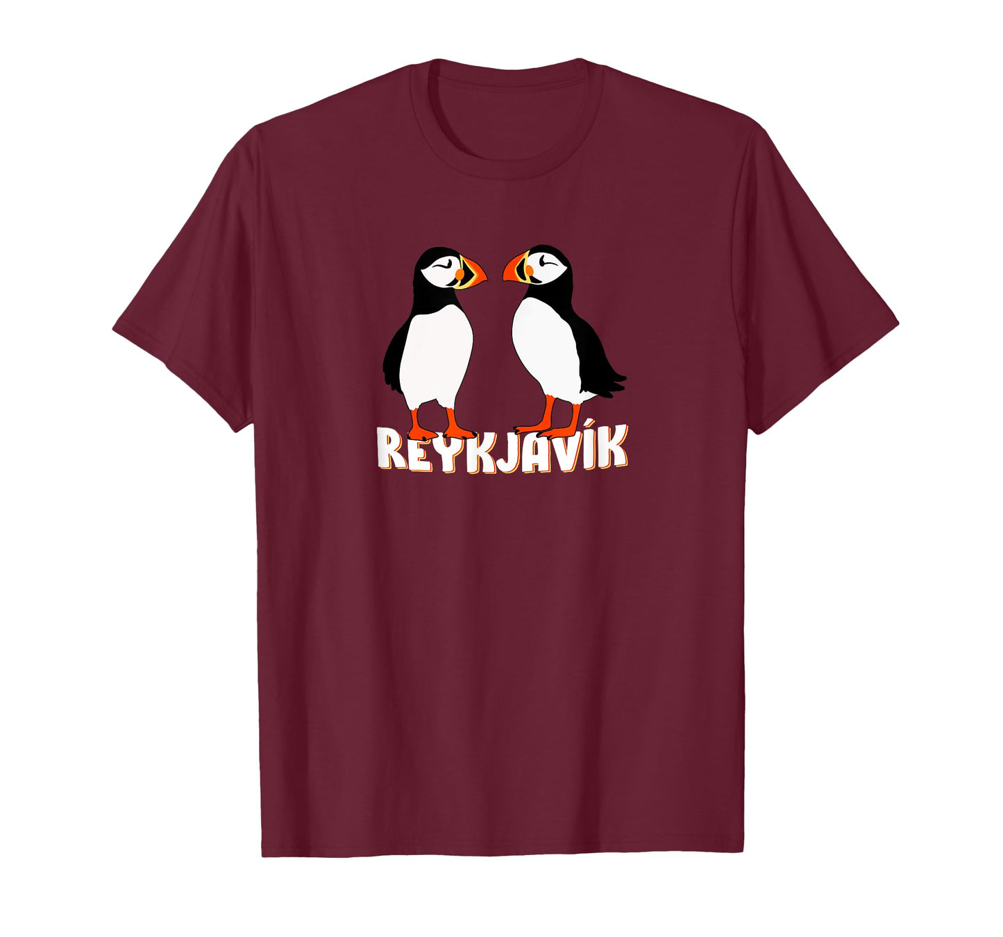 Two Cute puffins from Reykjavík Iceland T-Shirt