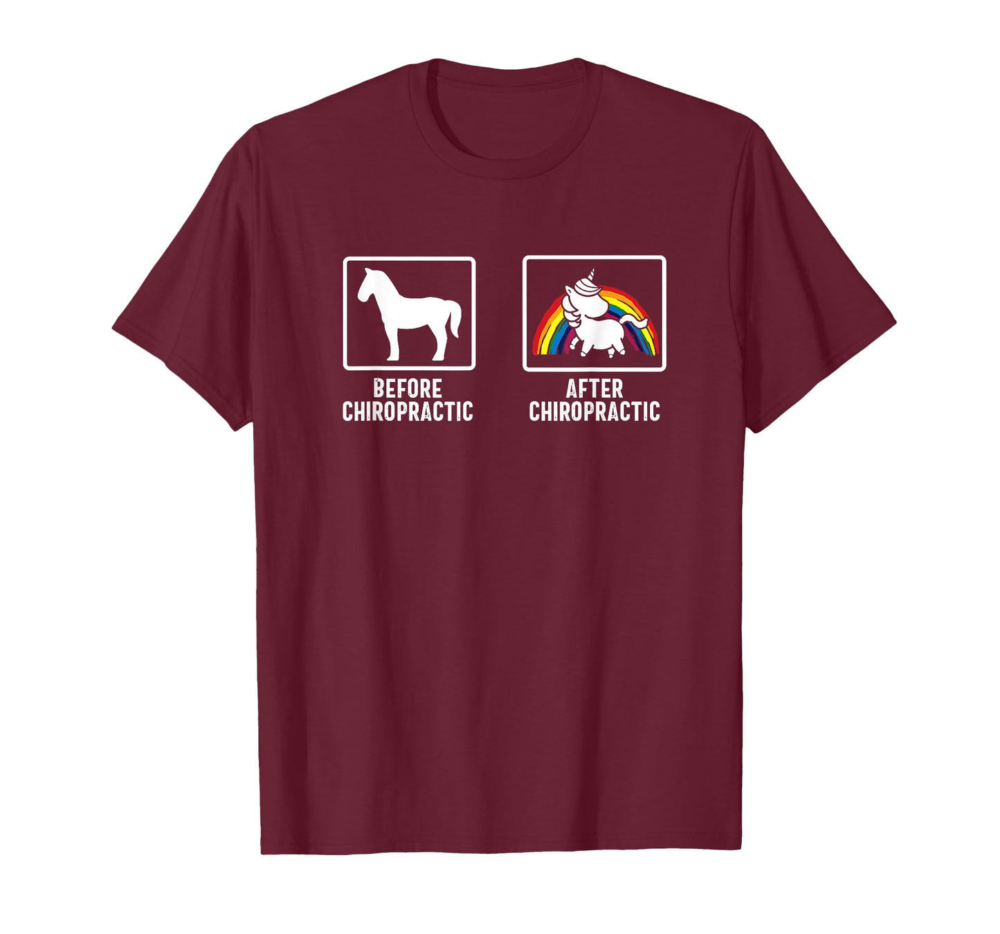 Chiropractor Unicorn Chiropractic Assistant Therapy T-Shirt