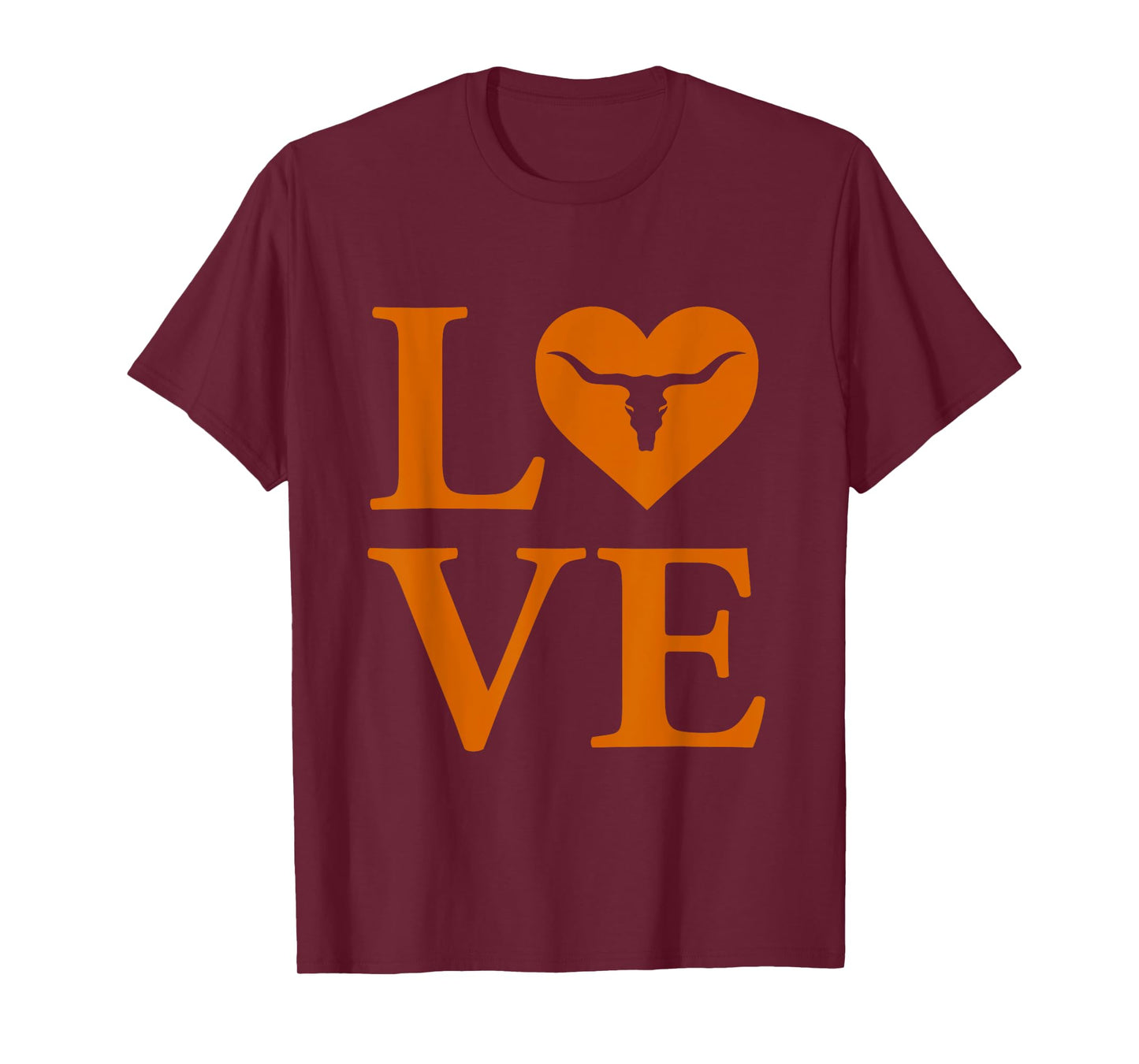Love My Longhorn USA Love T-Shirt