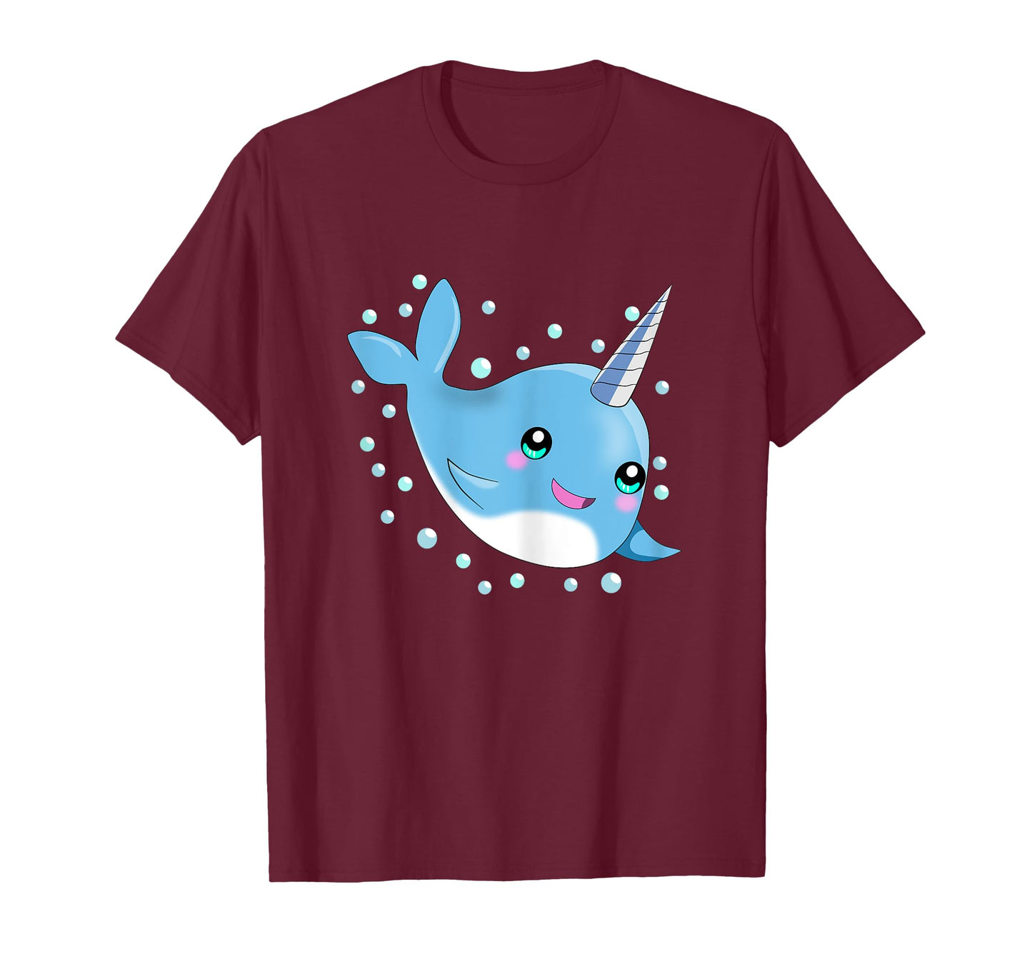 Sea Animal Lover Gift for Kids Boys Girls Cute Baby Narwhal T-Shirt