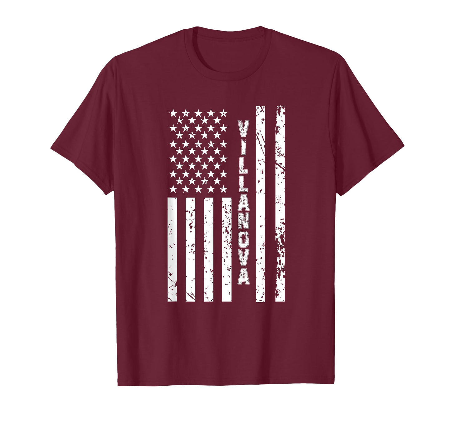 Villanova United States Patriotic American Flag T-Shirt