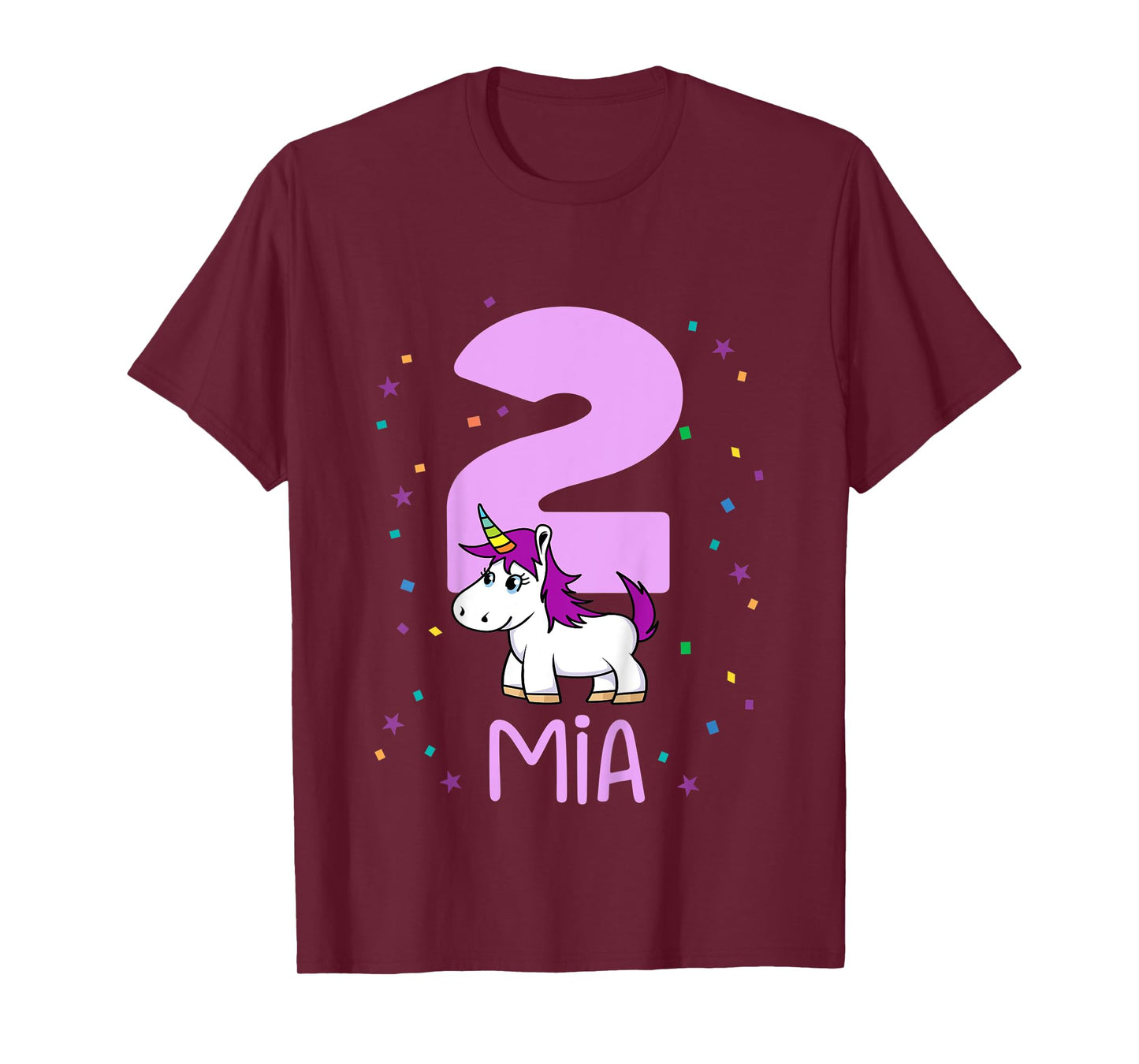 Kids I am 2 years and my name is Mia T-Shirt