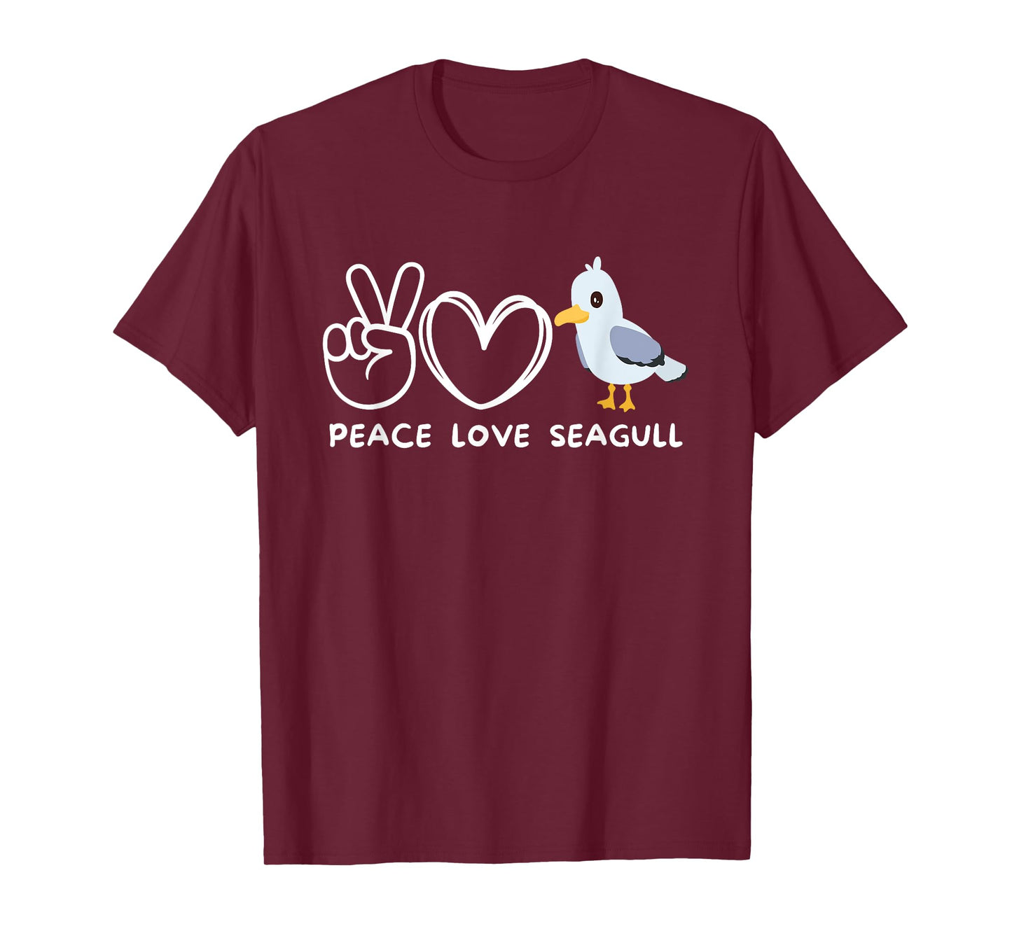 Peace, Love Seagulls Retro Seagulls Lover Bird Lover T-Shirt