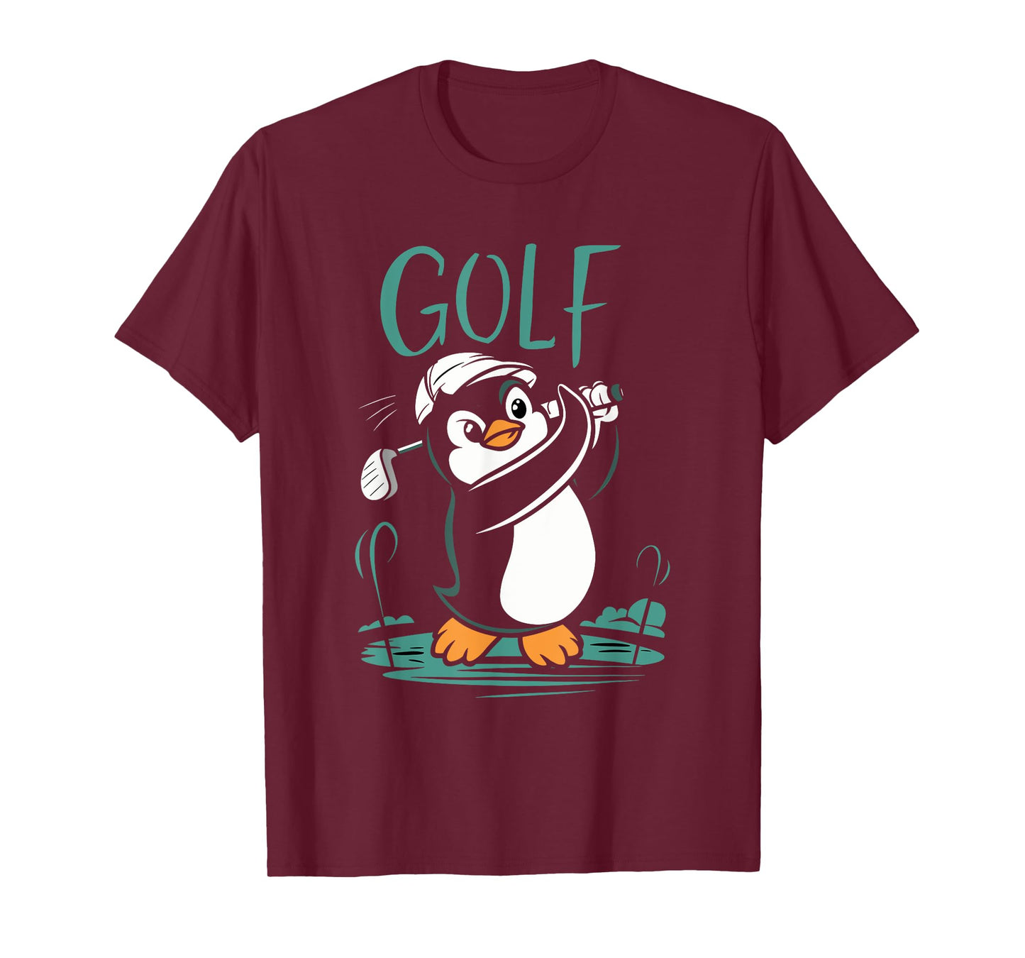 Golf Penguin Golfing Golf Player Cute Golfer T-Shirt