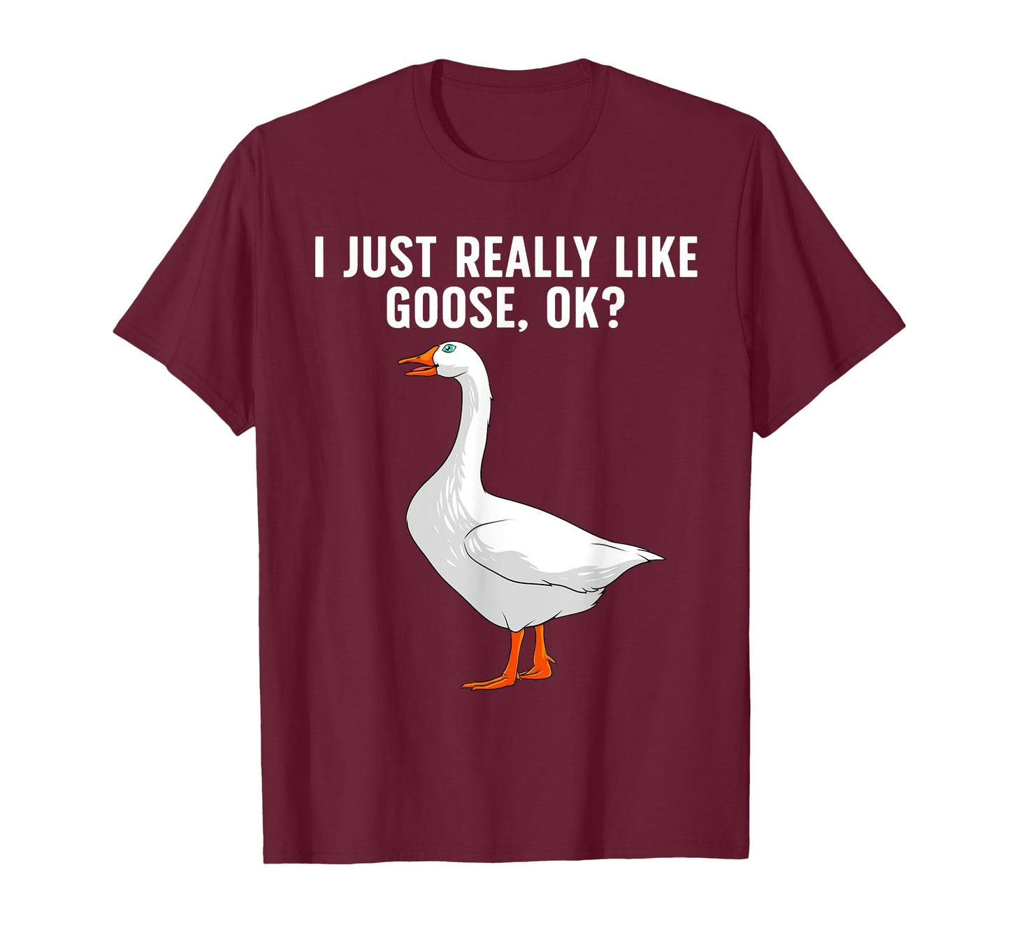Cute Goose Design For Men Women Waterfowl Bird Goose Lover T-Shirt