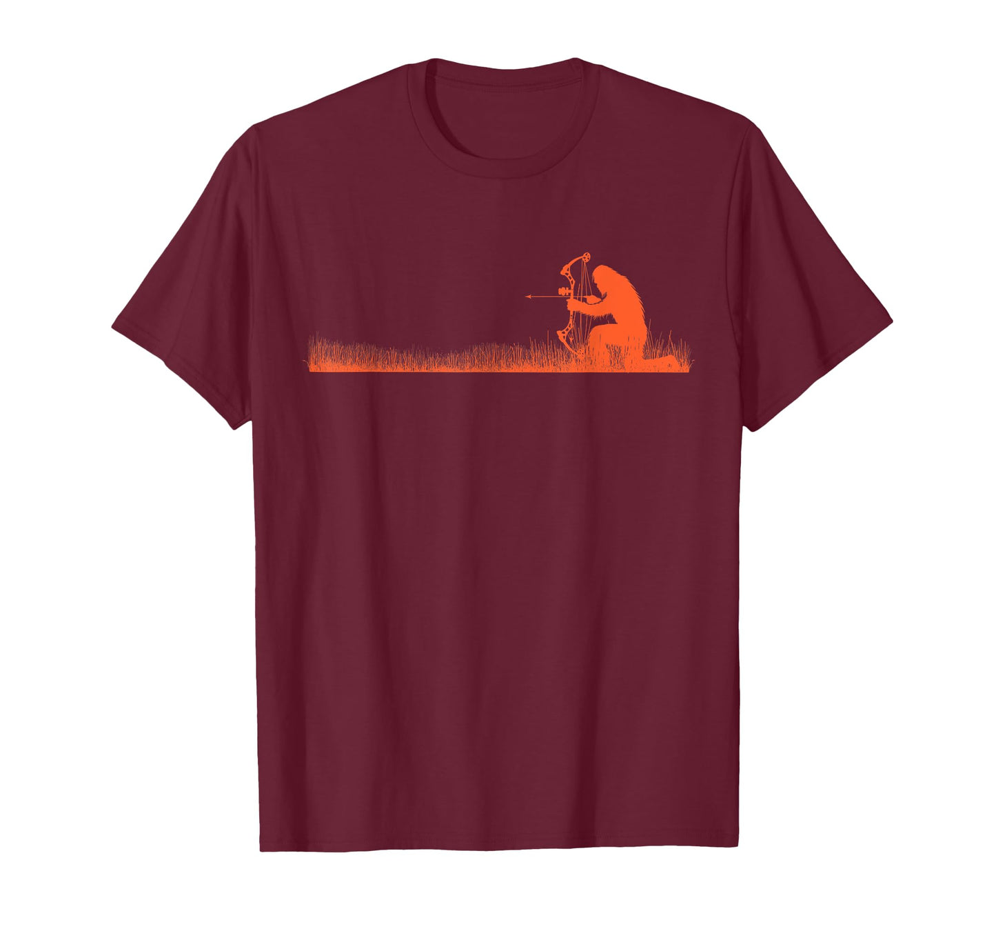 Funny Bigfoot Archery Bow Hunter Sasquatch Bow Hunting T-Shirt