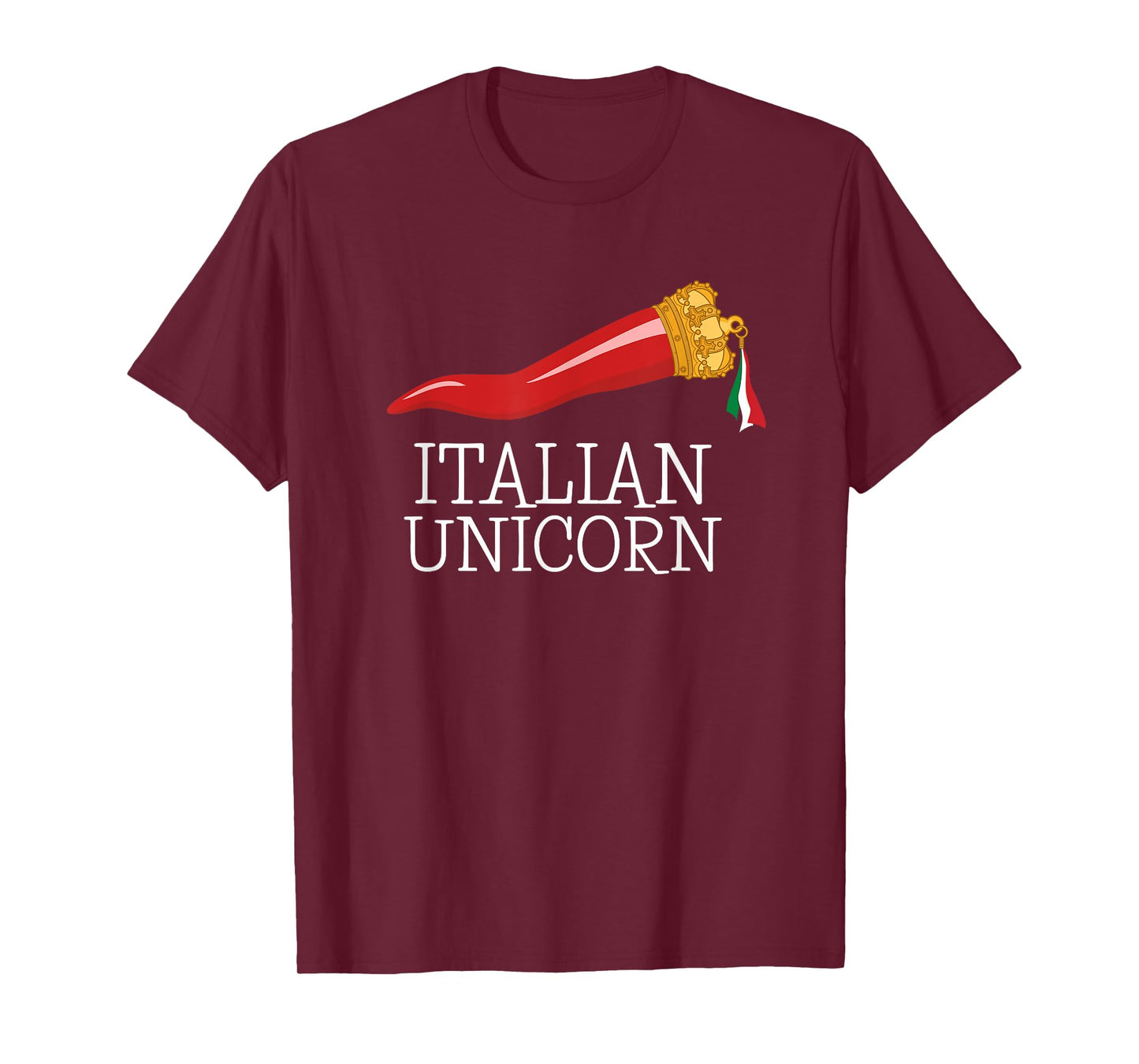Funny Italian Lucky Charm Cornicello Italian Horn T-Shirt