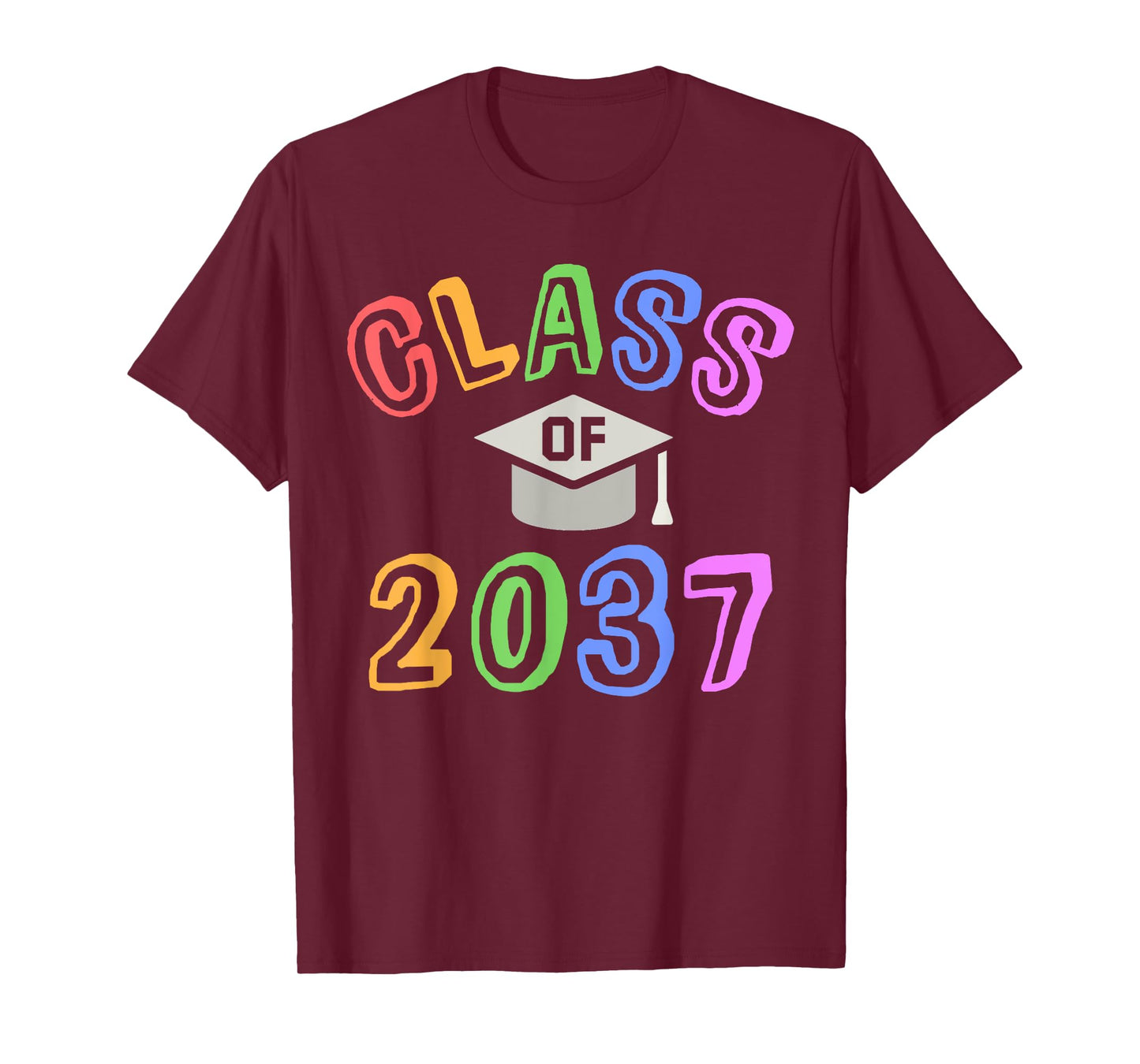 Future CLASS of 2037 Graduation Year Preschool Kids Pre-K T-Shirt