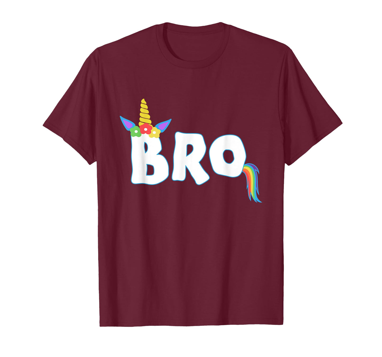 Unicorn Birthday Girl Bro Brother Family Matching T-Shirt